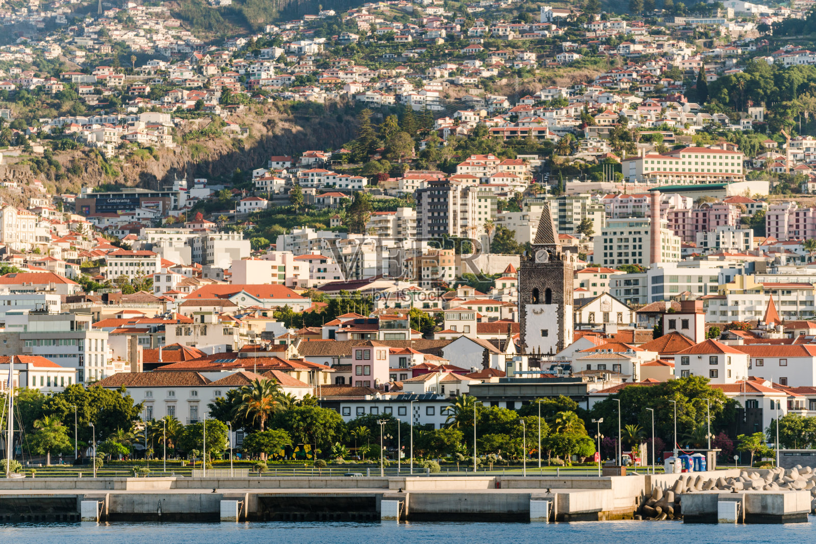 葡萄牙马德拉岛的Funchal城照片摄影图片