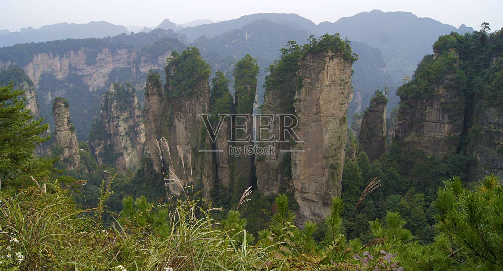 中国湖南黄石寨张家界国家森林公园照片摄影图片