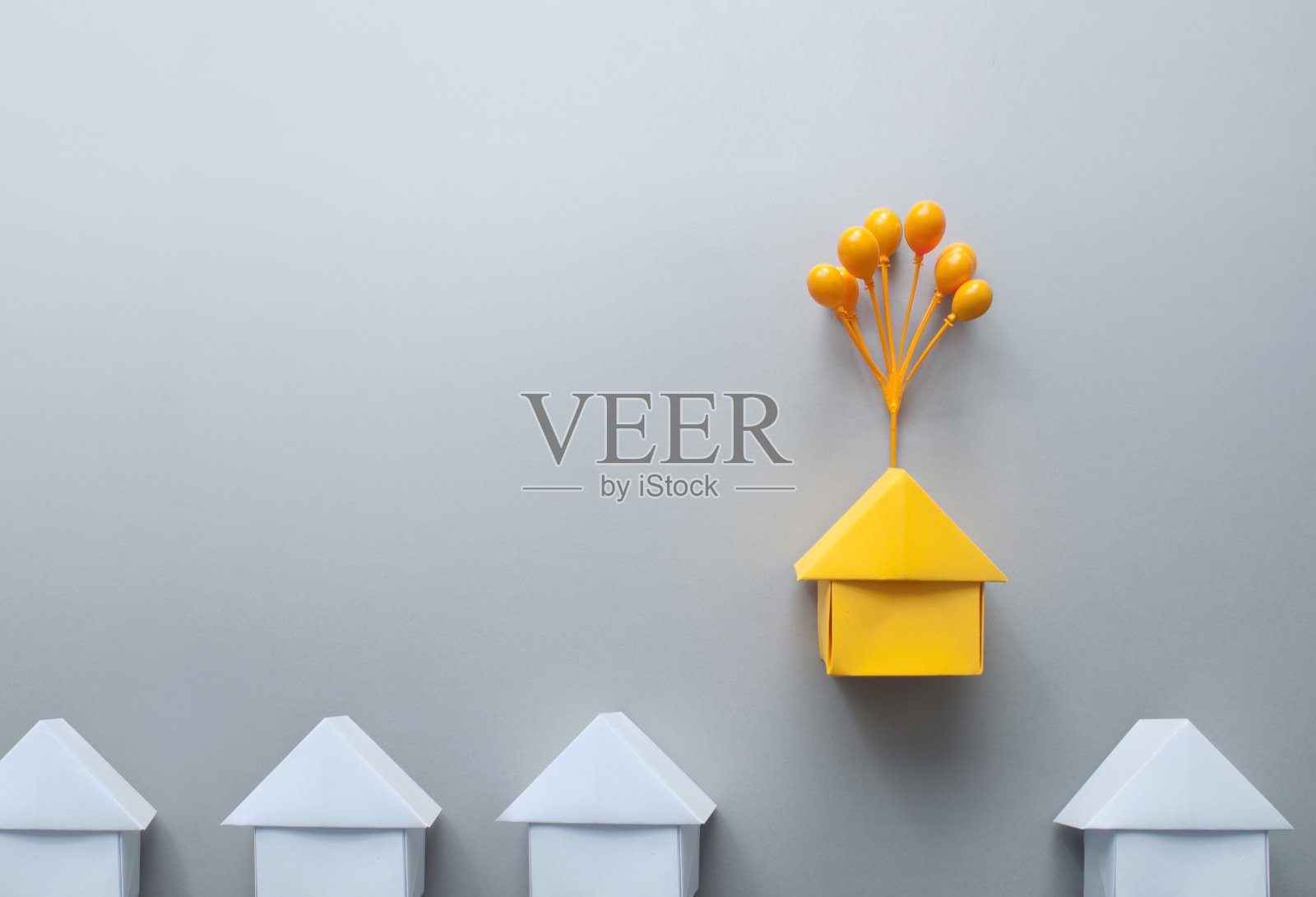 梦幻屋房地产概念照片摄影图片