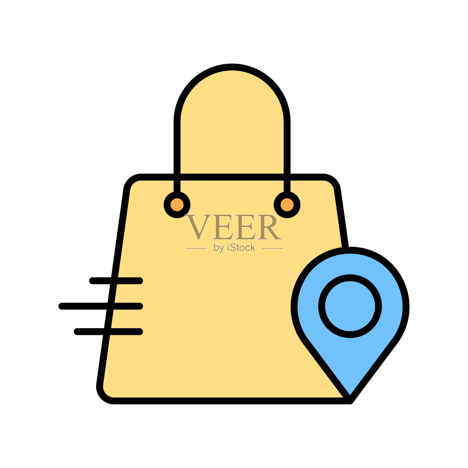 产品交付位置销图标图标素材