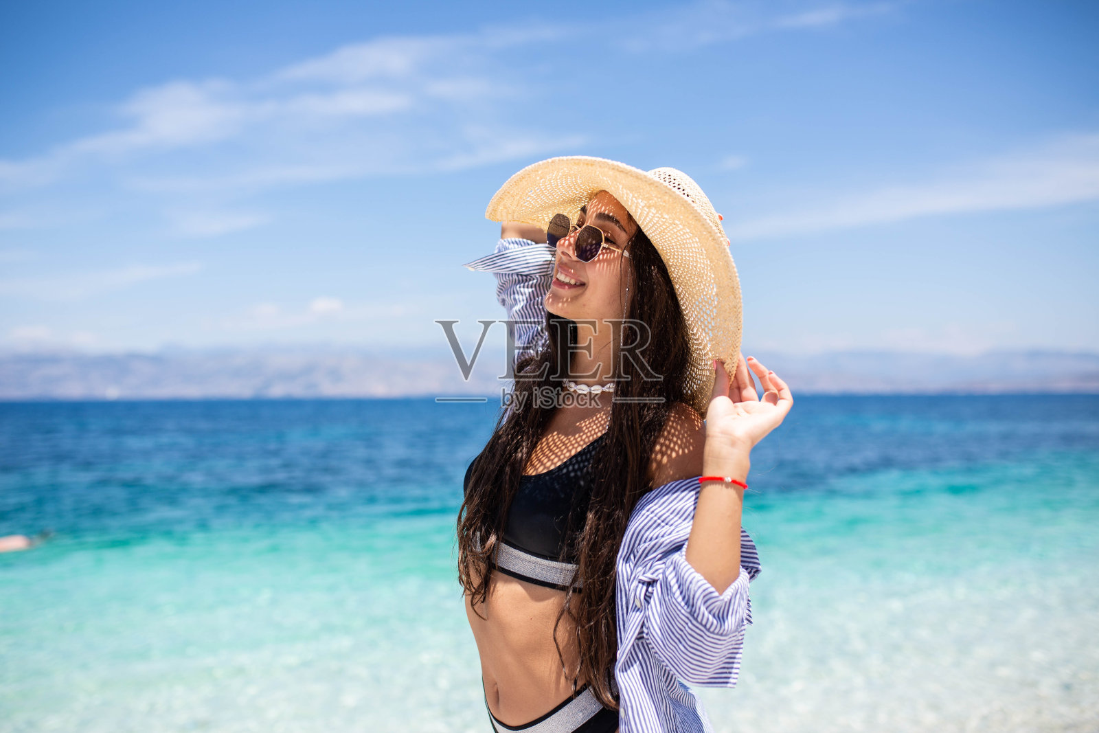 海边的一天照片摄影图片