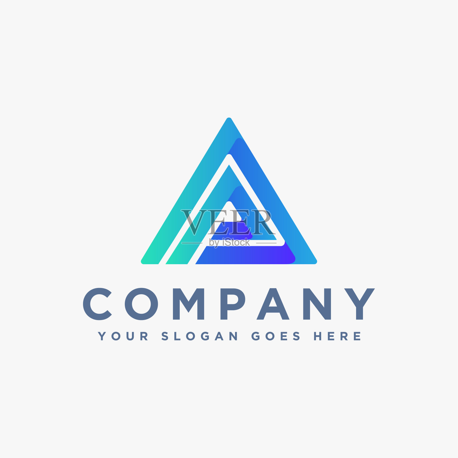 现代三角形字母AP标志，字母PA标志图标矢量在白色背景上插画图片素材