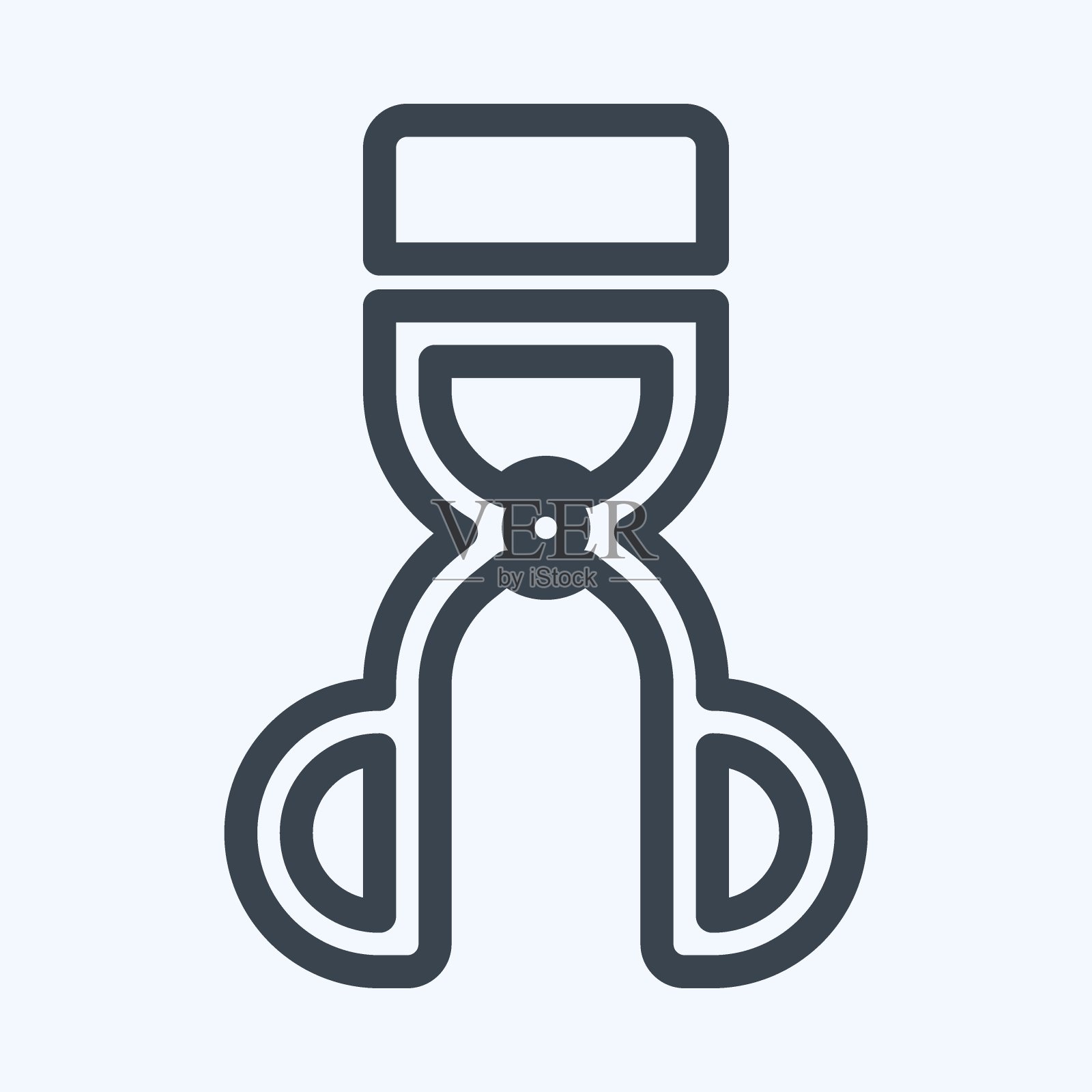 图标梳线风格插画图片素材