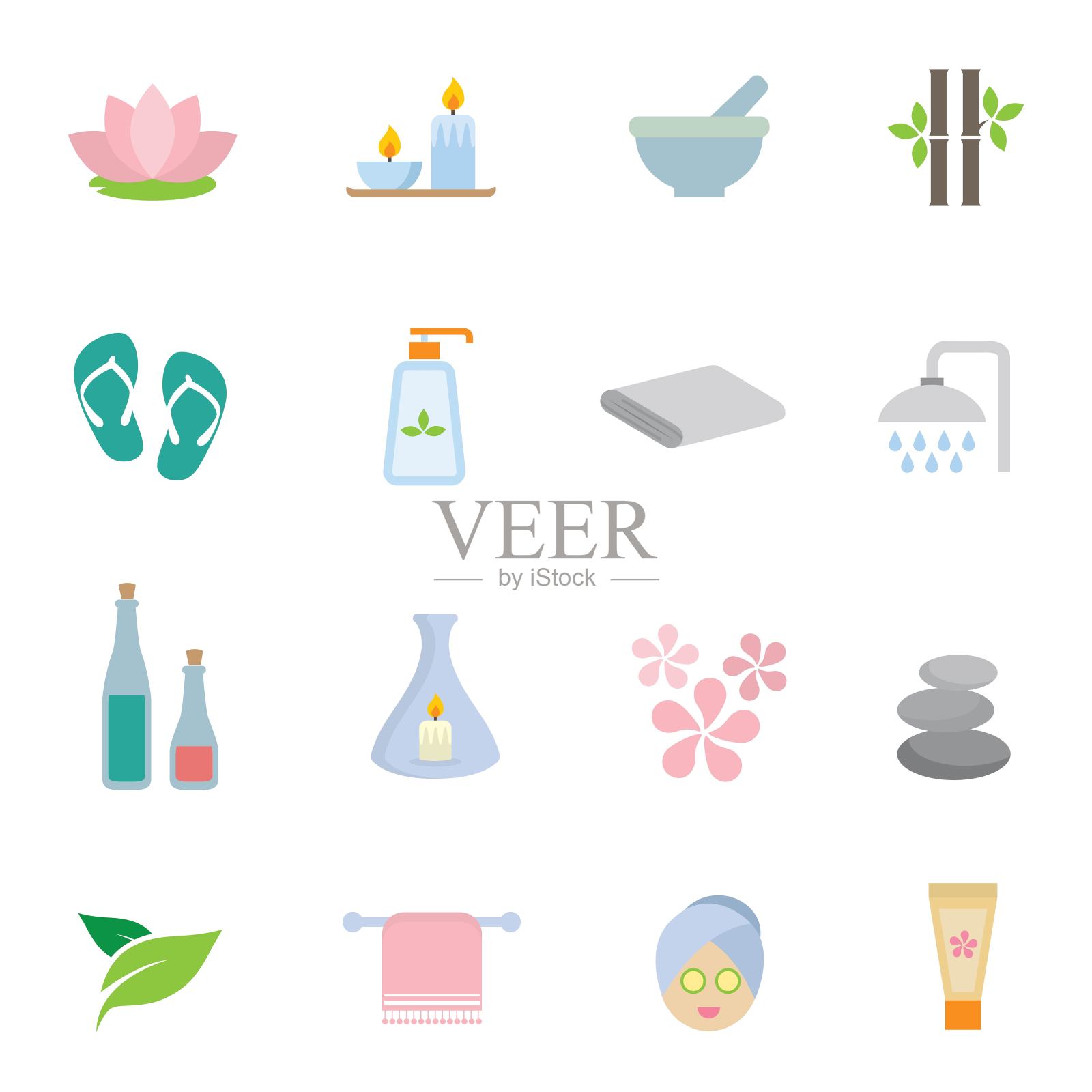 温泉图标矢量设计插图图标素材