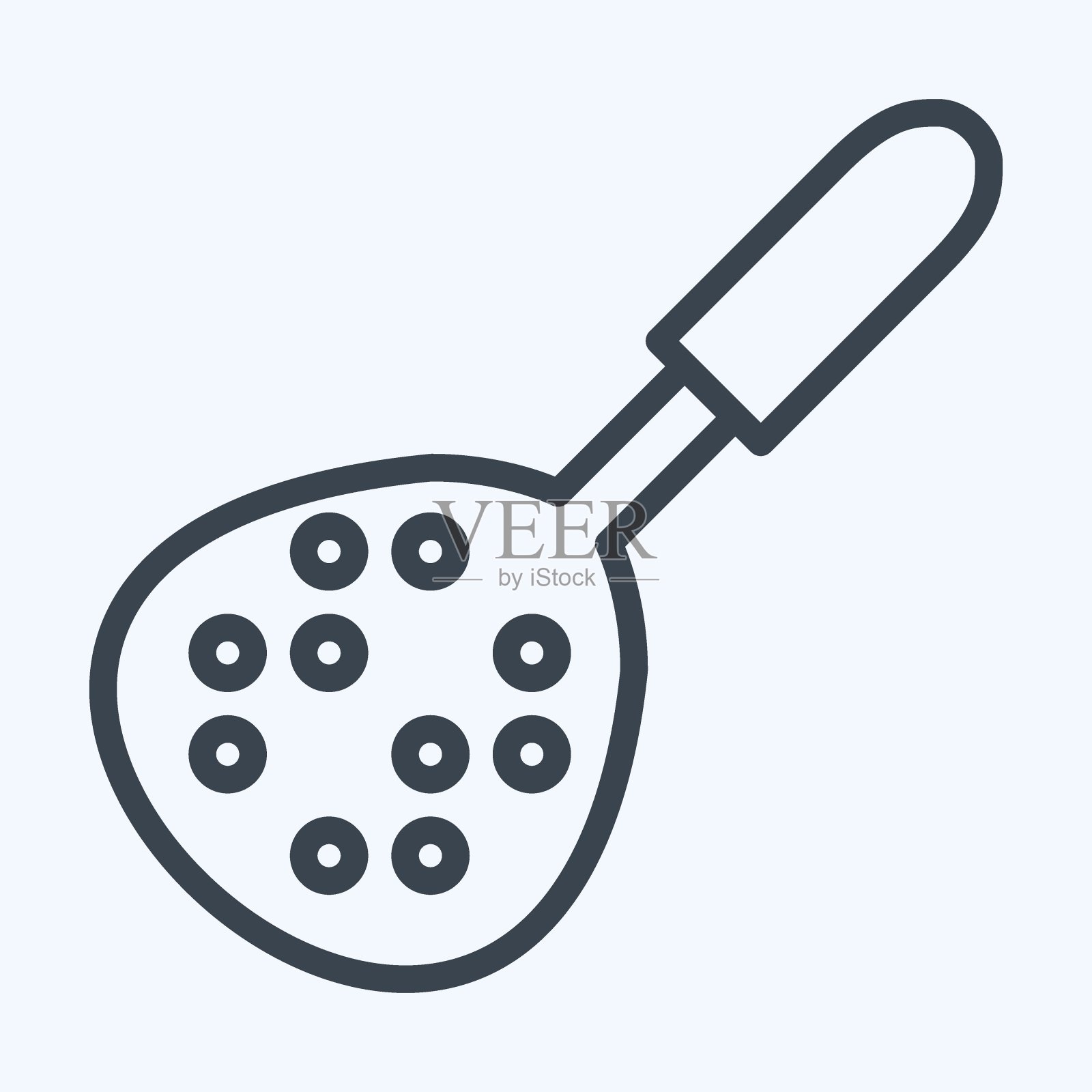 图标略读-线条风格-简单的插图，可编辑的描边插画图片素材