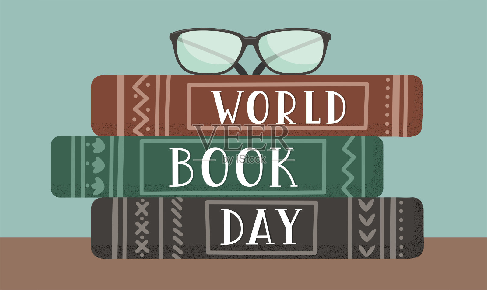 世界书日插画图片素材