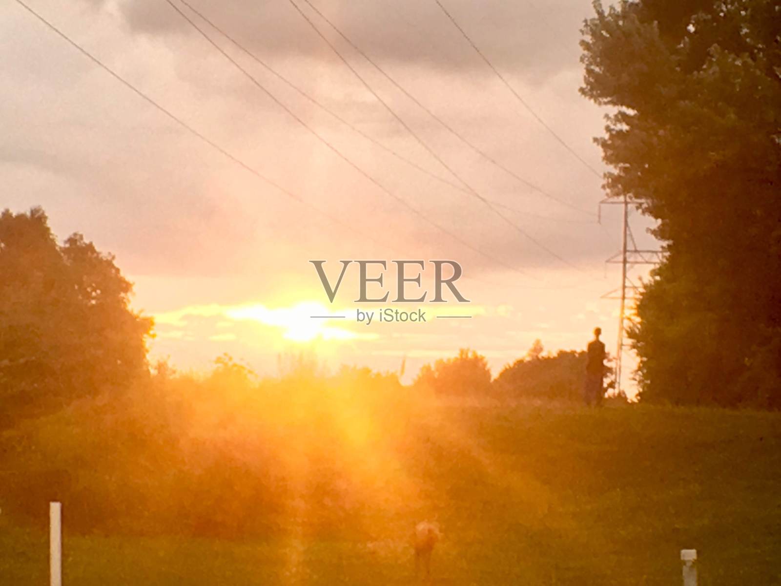 美丽的日落照片摄影图片