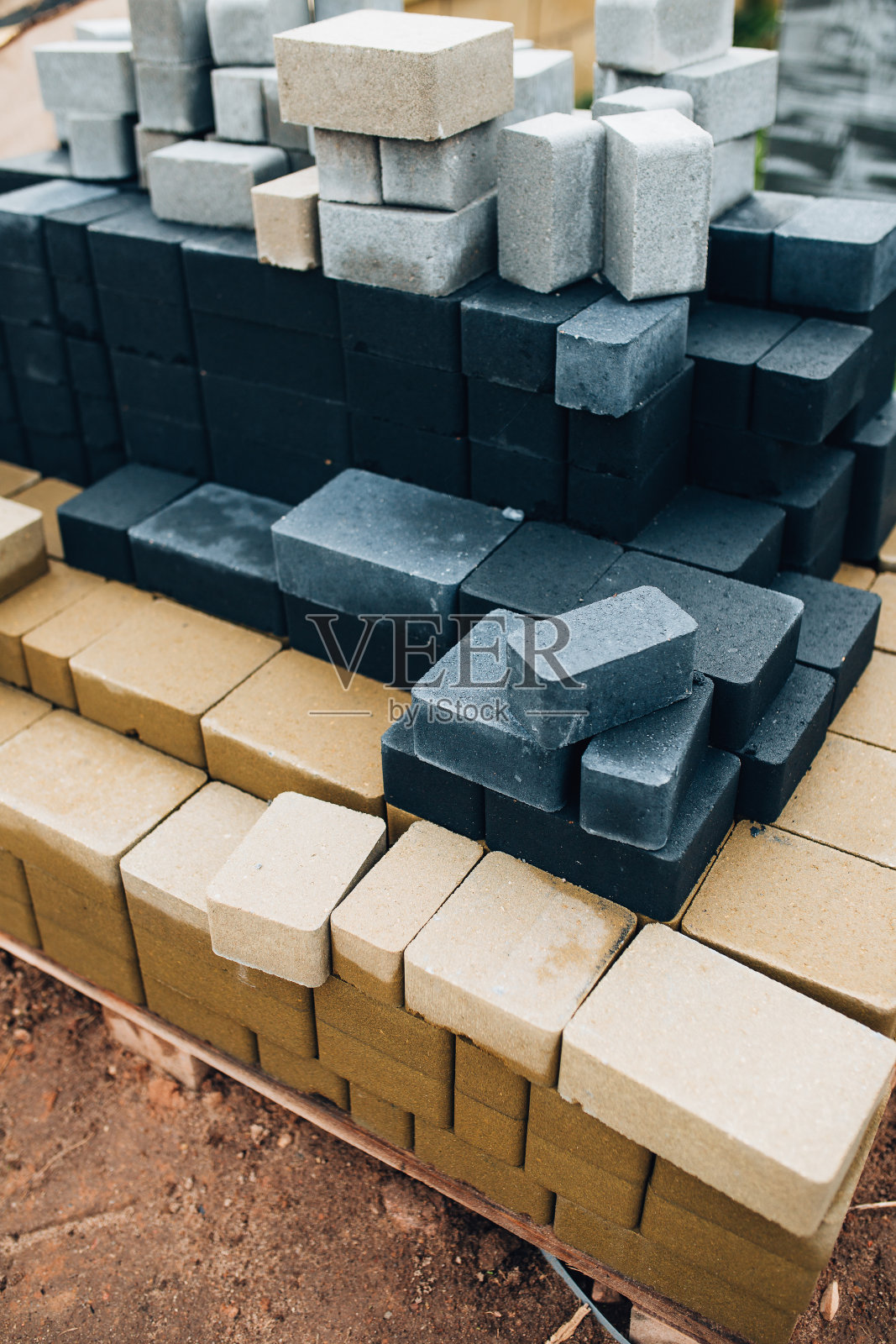 带铺路石的托盘照片摄影图片