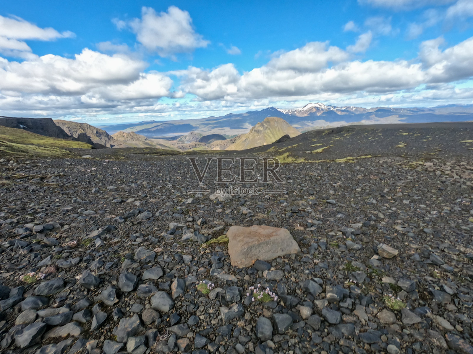 西南地区夏季壮观的冰岛景观照片摄影图片