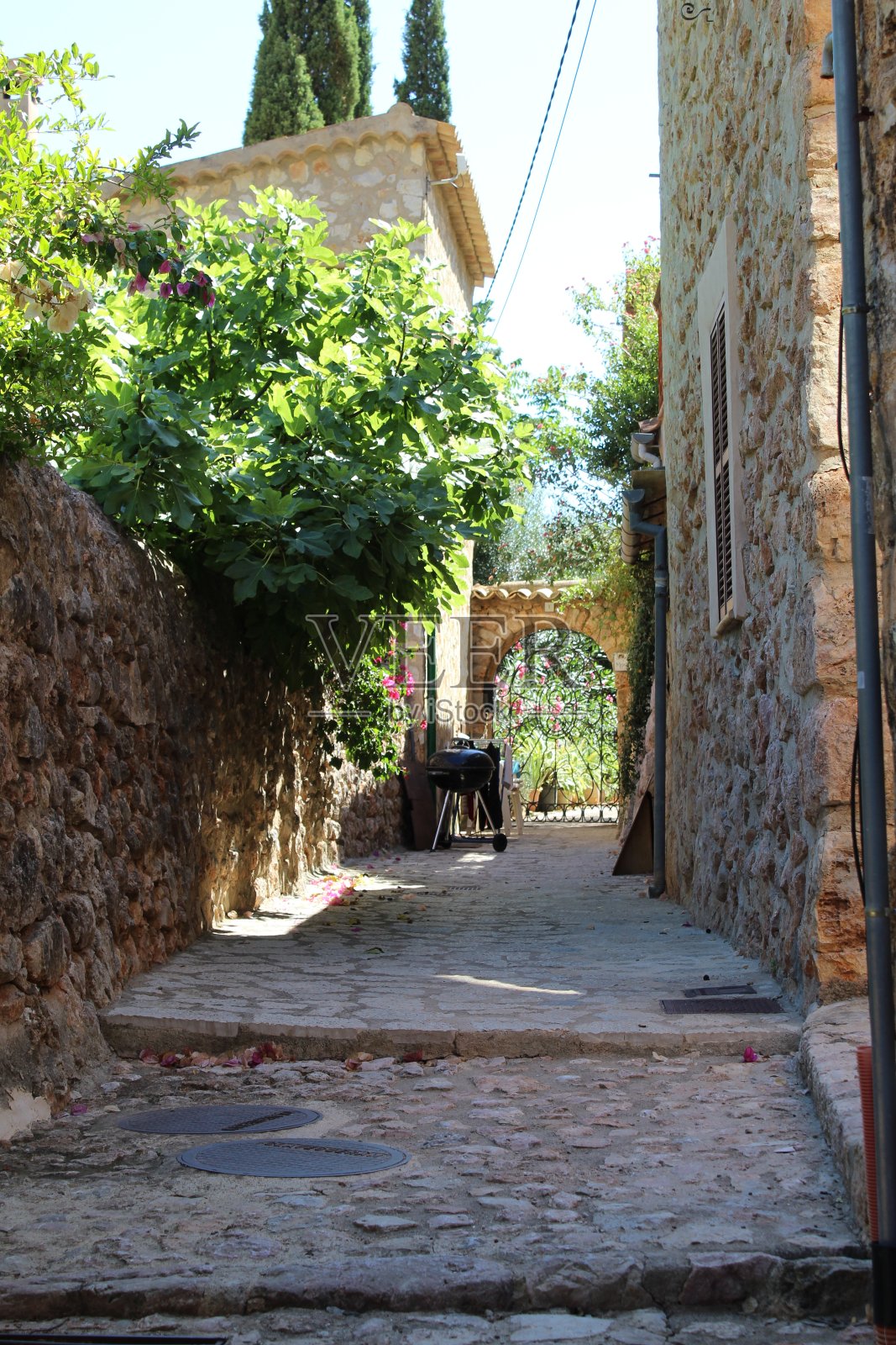 在Fornalutx巷照片摄影图片