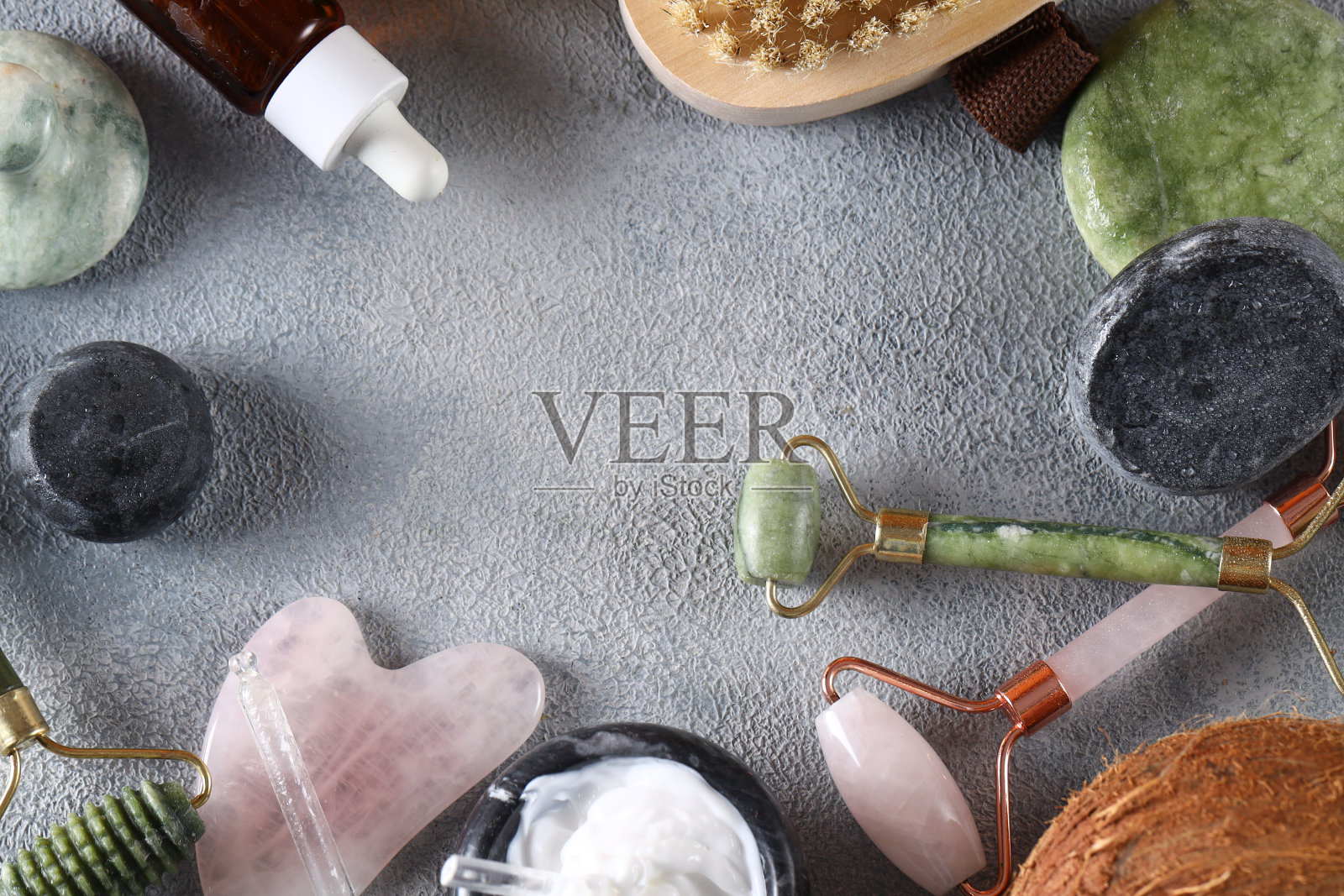 水疗概念瓜沙按摩照片摄影图片