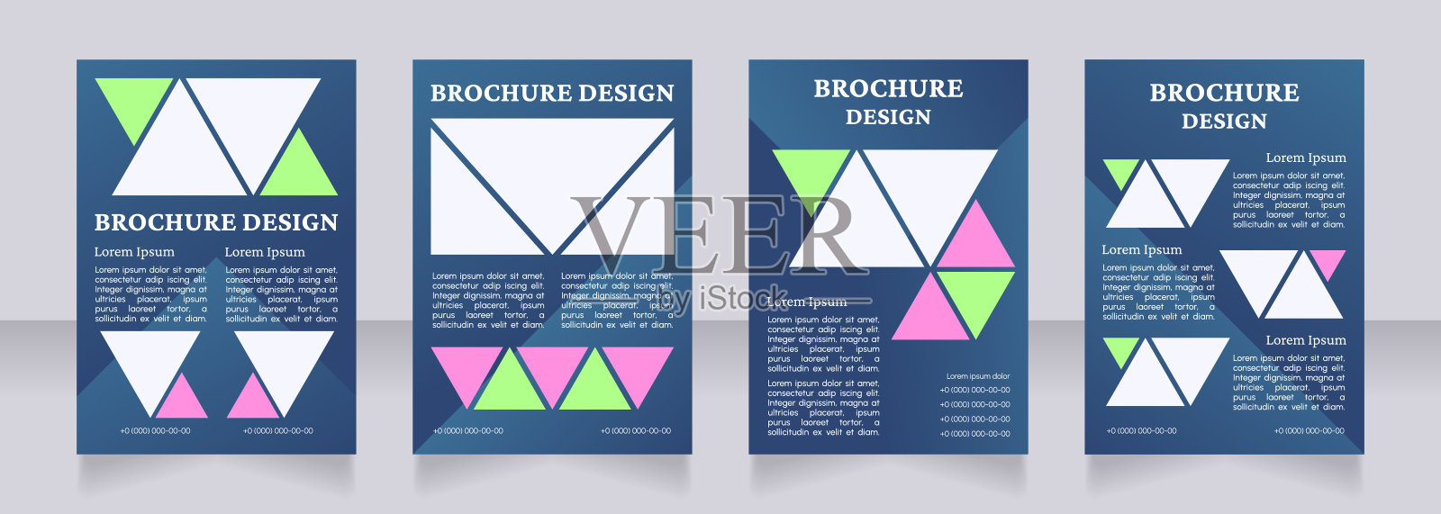 动物收养中心推广空白宣传册布局设计设计模板素材