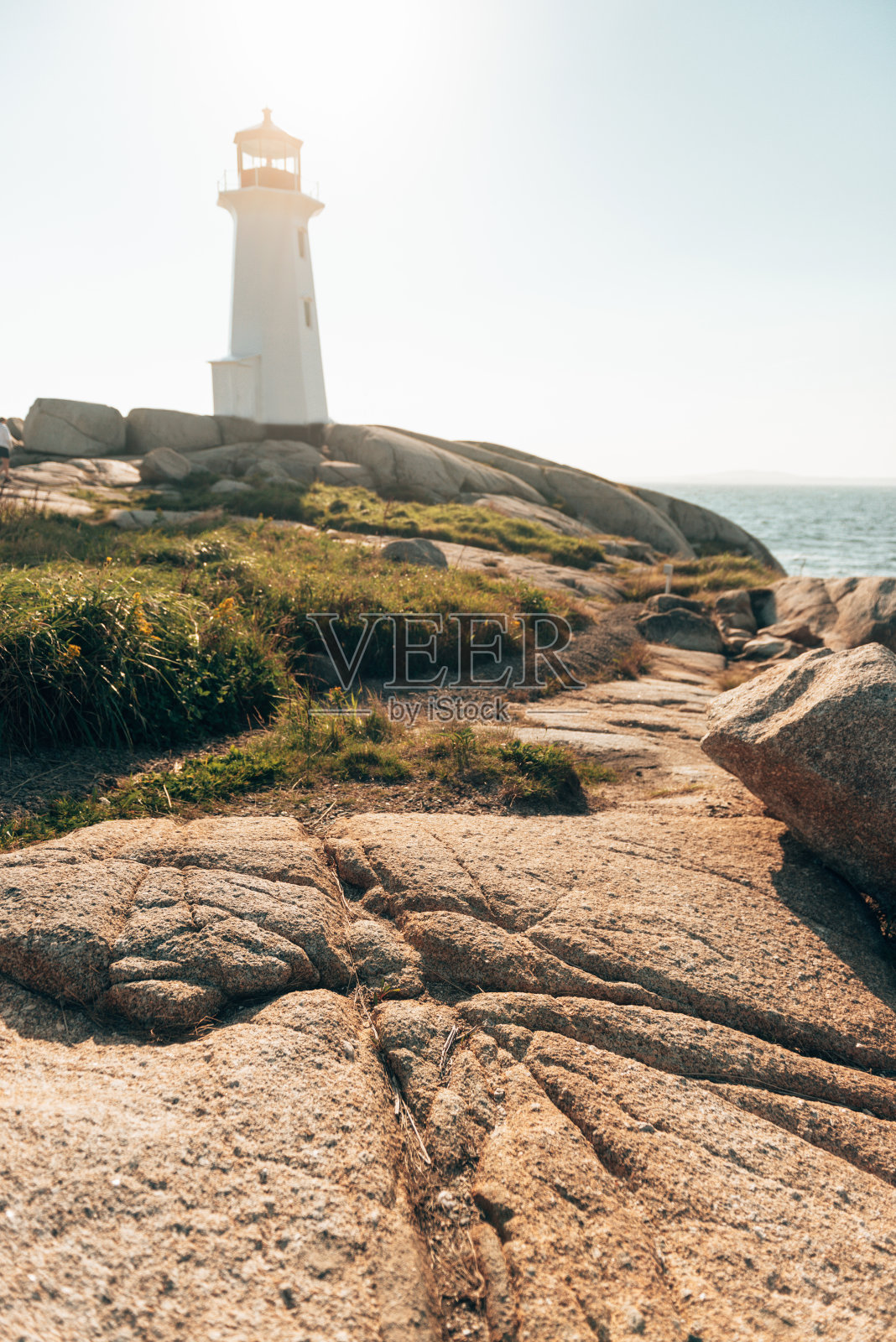 佩吉的湾灯塔照片摄影图片