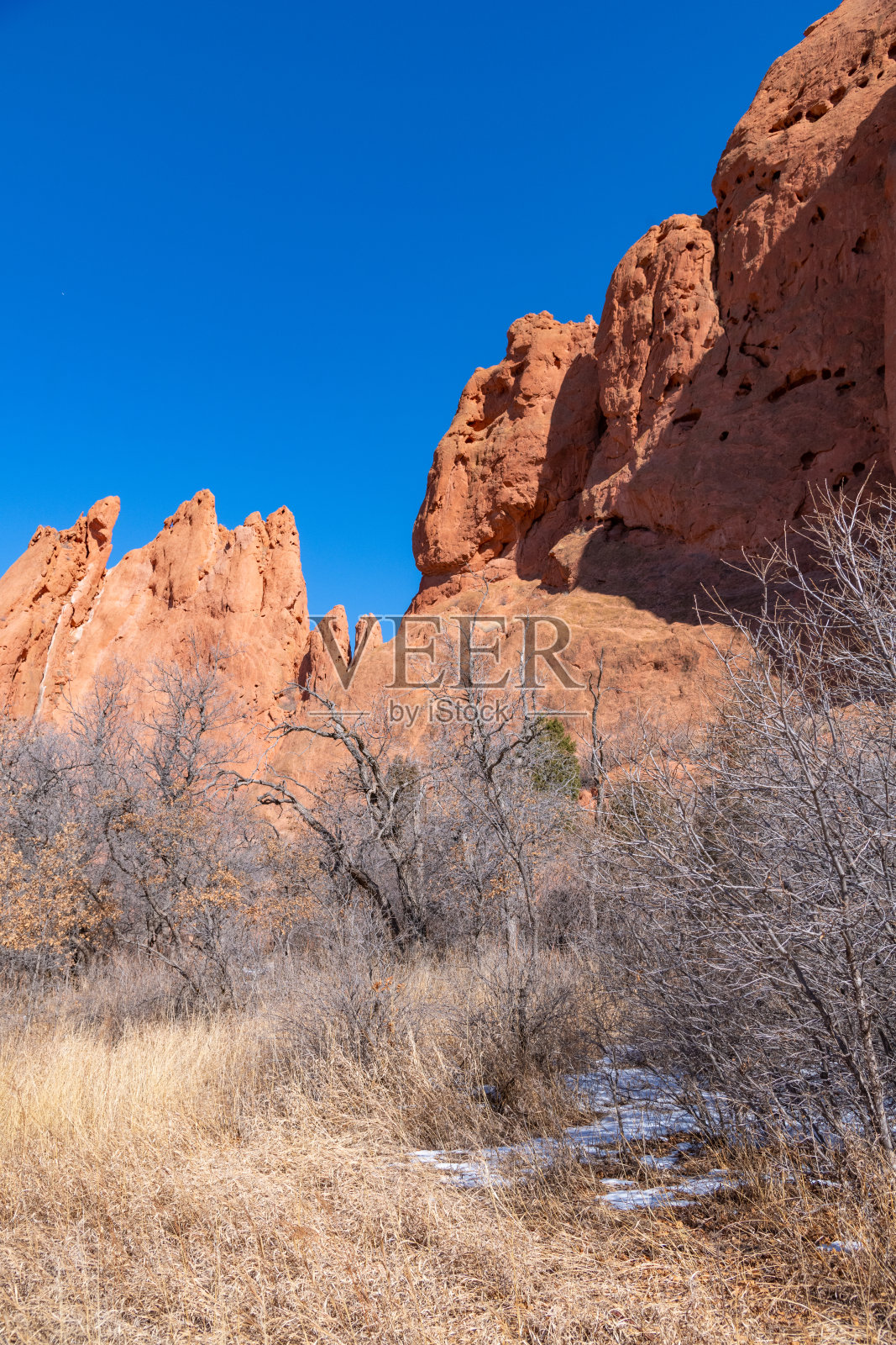 “北门”砂岩岩层——众神花园照片摄影图片