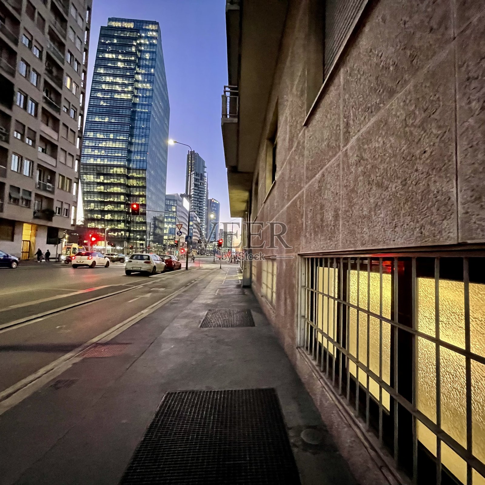 米兰钻石塔的城市照片照片摄影图片