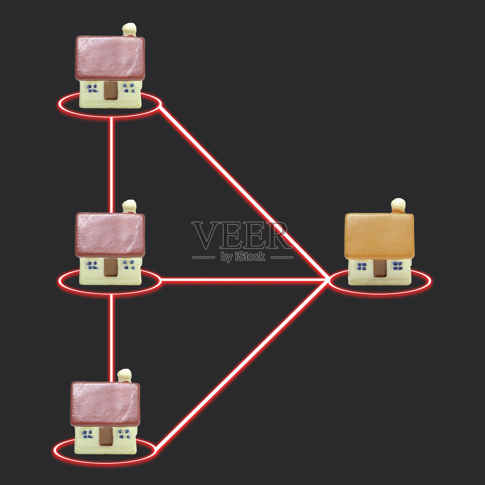在冠状病毒危机期间，保持社交距离，选择性聚焦微型人群，保持社交距离可以防止人们感染病毒。照片摄影图片