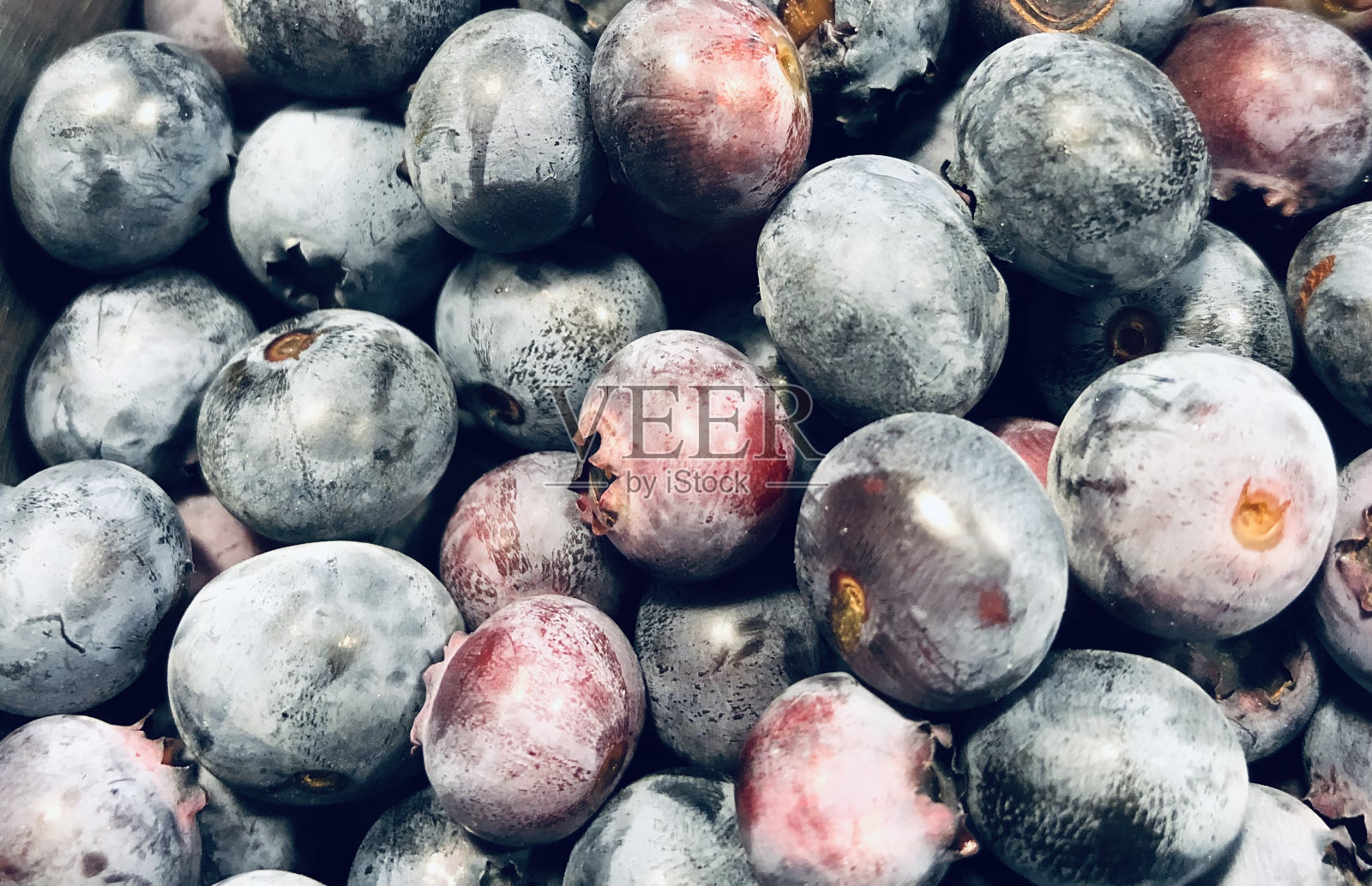 近距离纹理蓝莓背景照片摄影图片