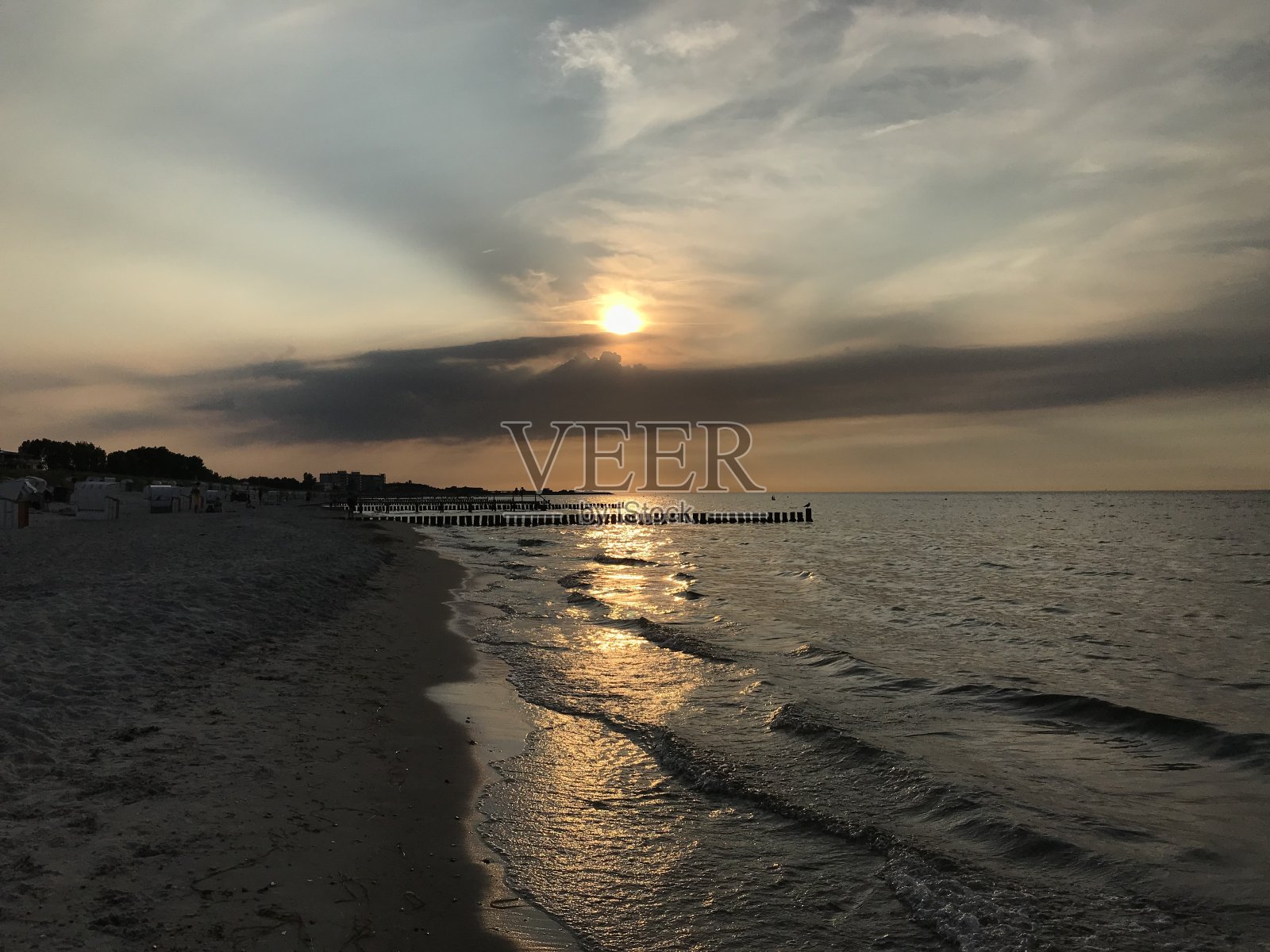 日落照片摄影图片