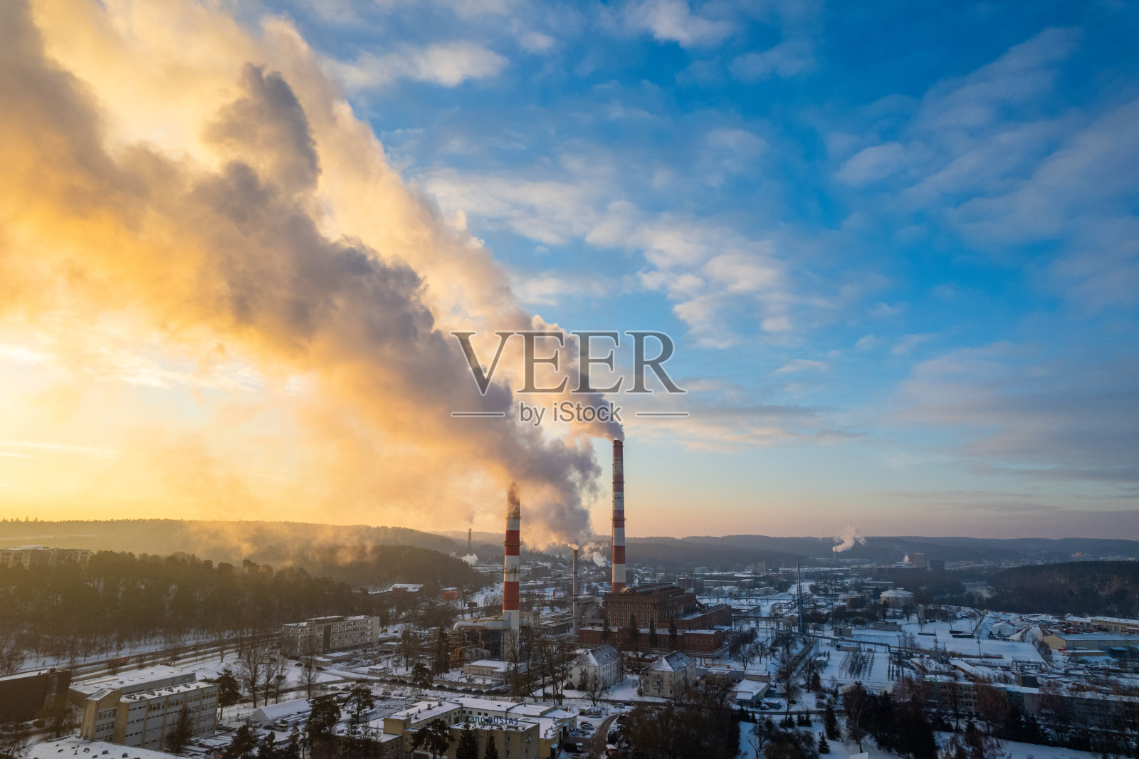 维尔纽斯的工业景象照片摄影图片