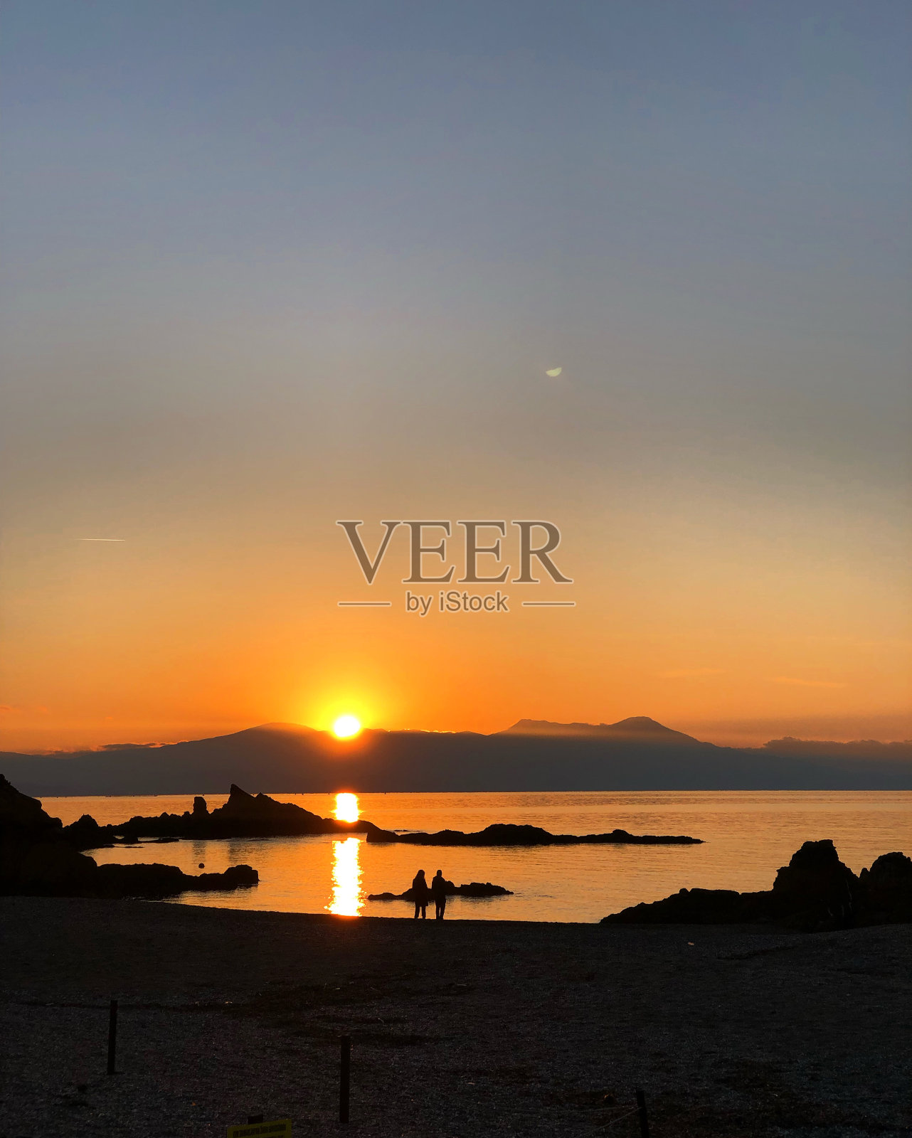 2月日落照片摄影图片