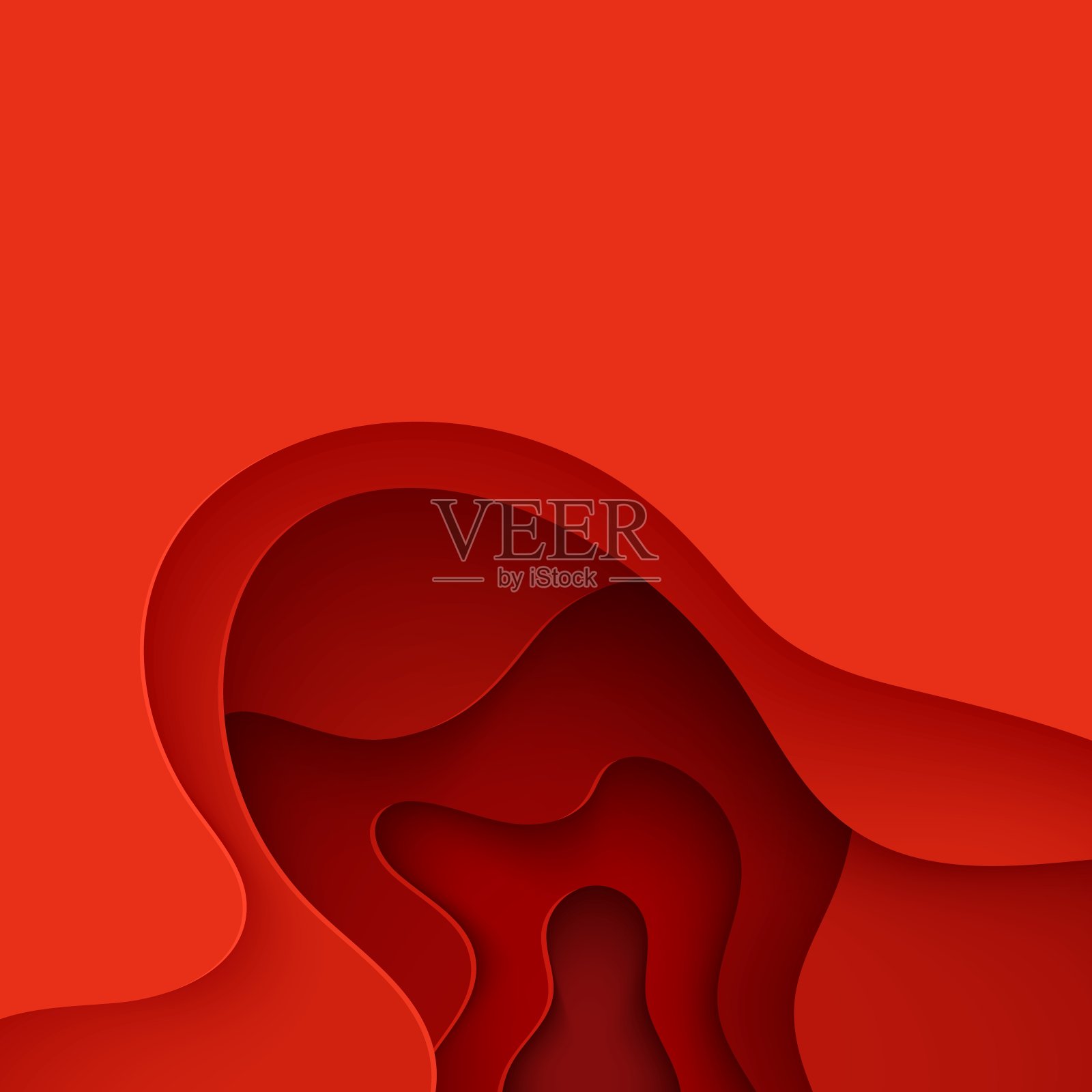 剪纸风格的世界献血者日海报。3d红色背景与液体波。白血病或血友病概念的向量卡插图。医疗保健宣传单，里面有动脉插画图片素材