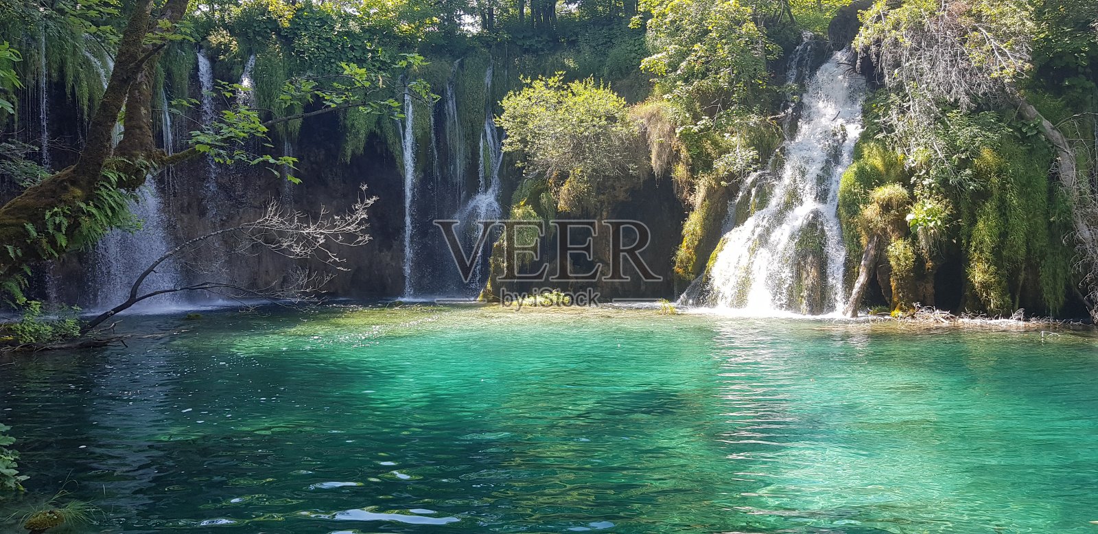 普利特维茨湖国家公园照片摄影图片