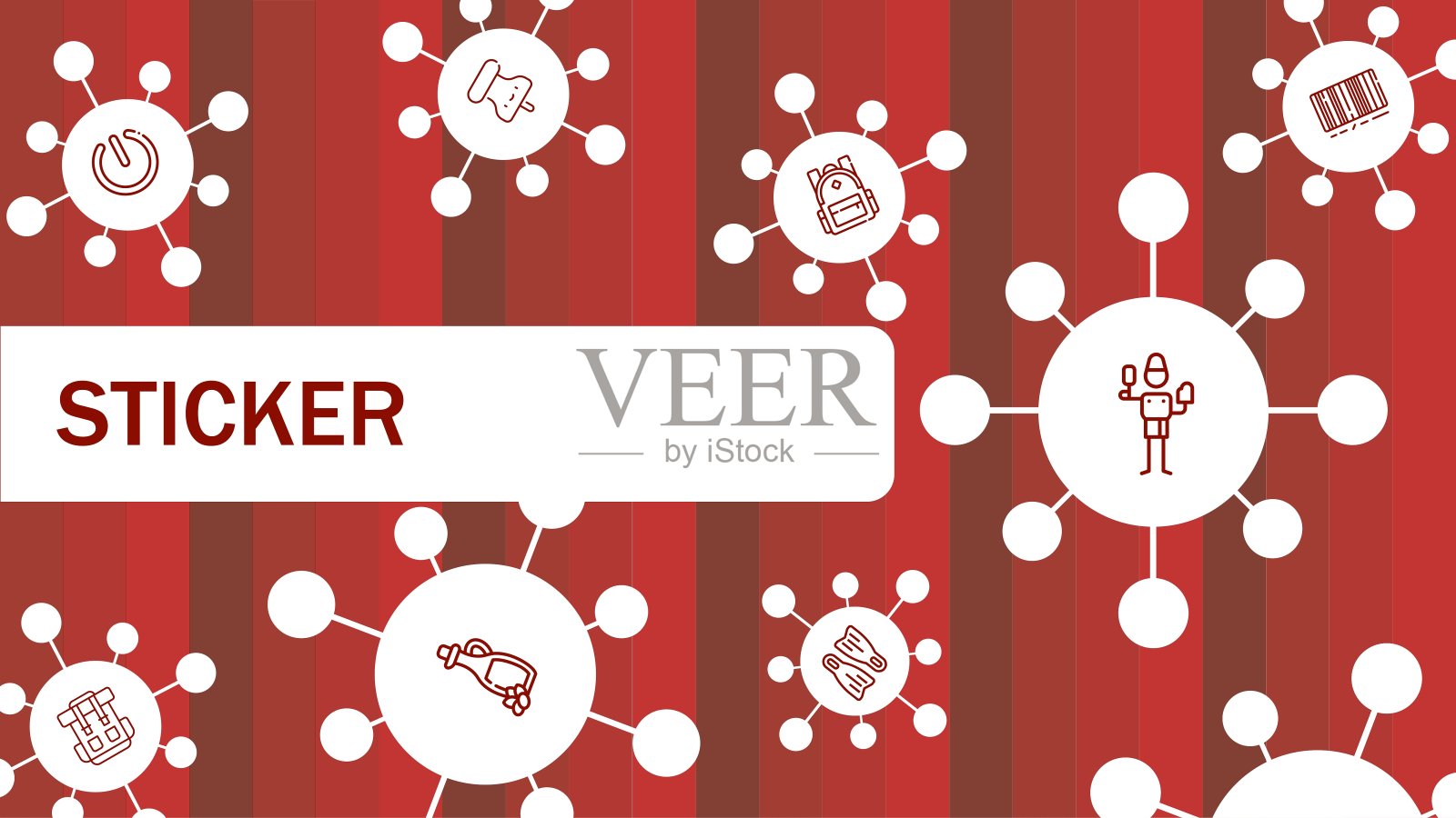 抽象的标签的背景。带图标的医学词汇。医学概念。矢量插图。卫生保健插画图片素材