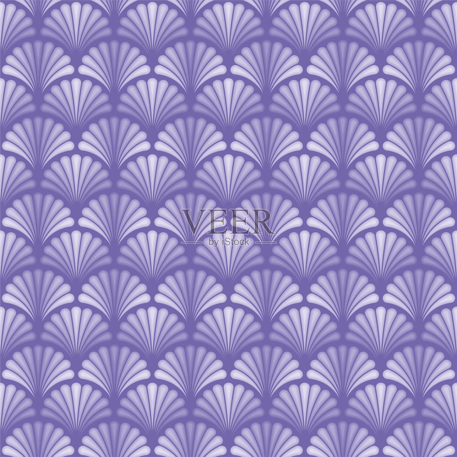 经典优雅无缝图案。插画图片素材