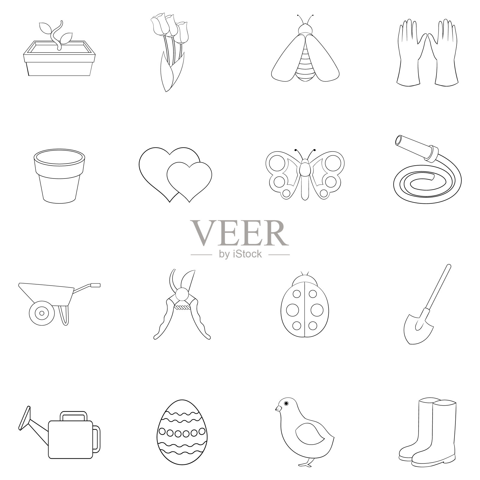 Spring图标设置大纲图标素材