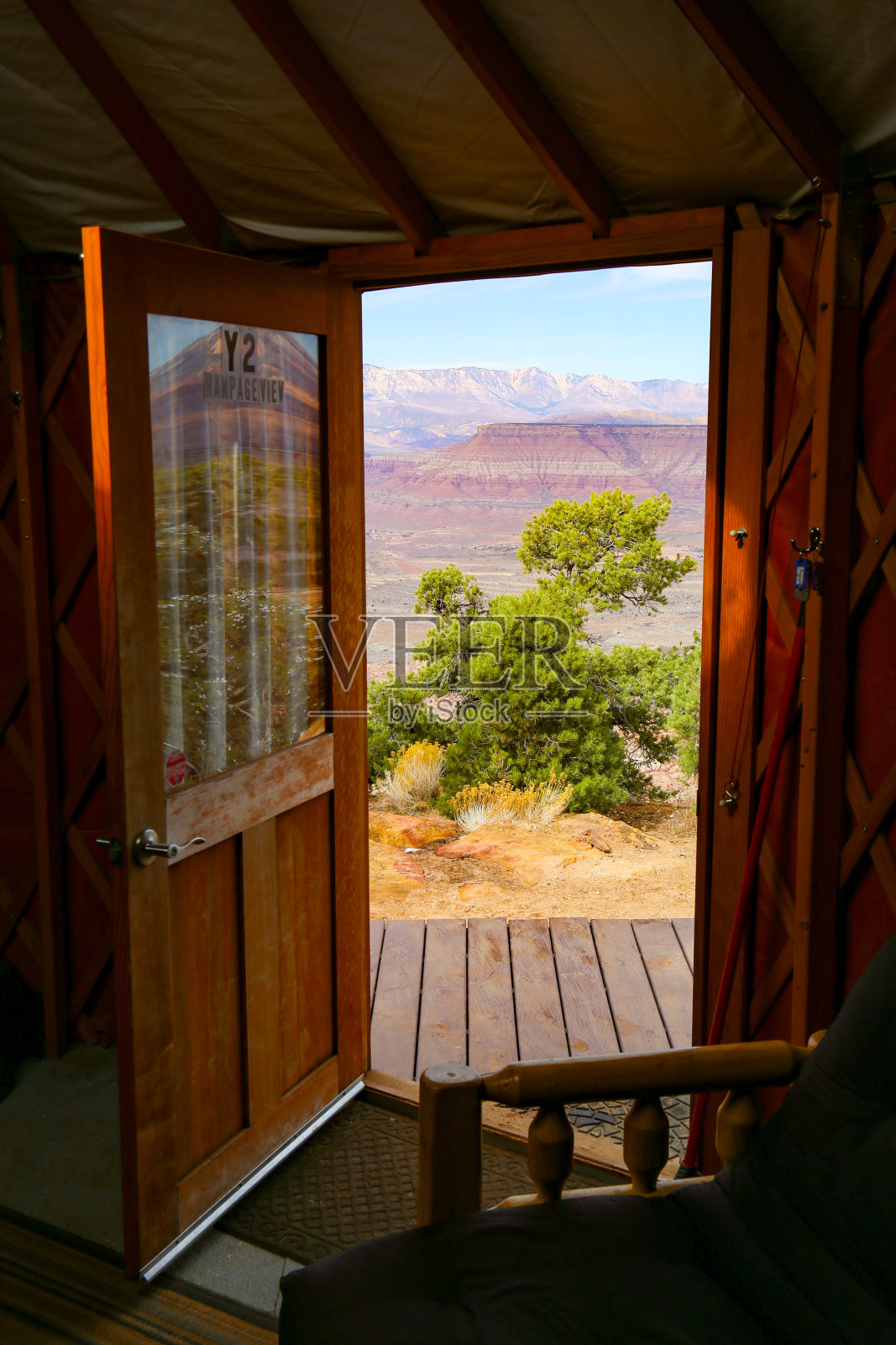 犹他州Gooseberry Mesa的帐篷照片摄影图片