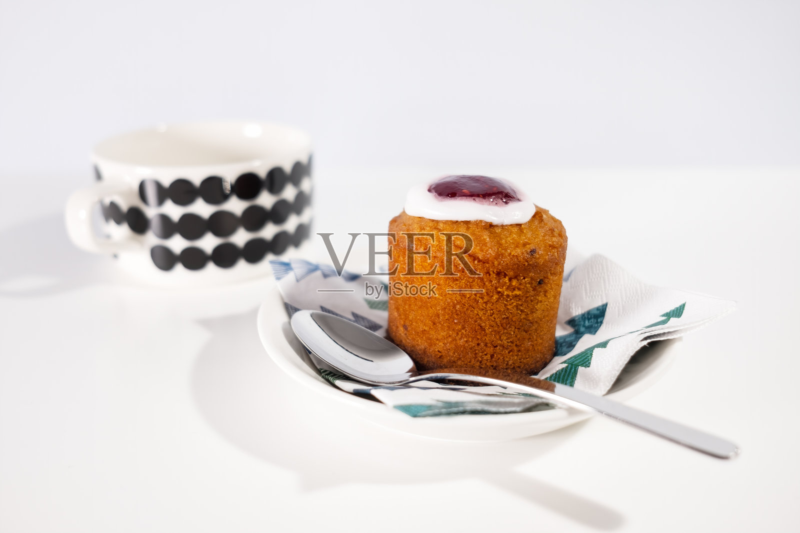 鲁尼堡挞，著名的芬兰鲁尼堡蛋糕照片摄影图片