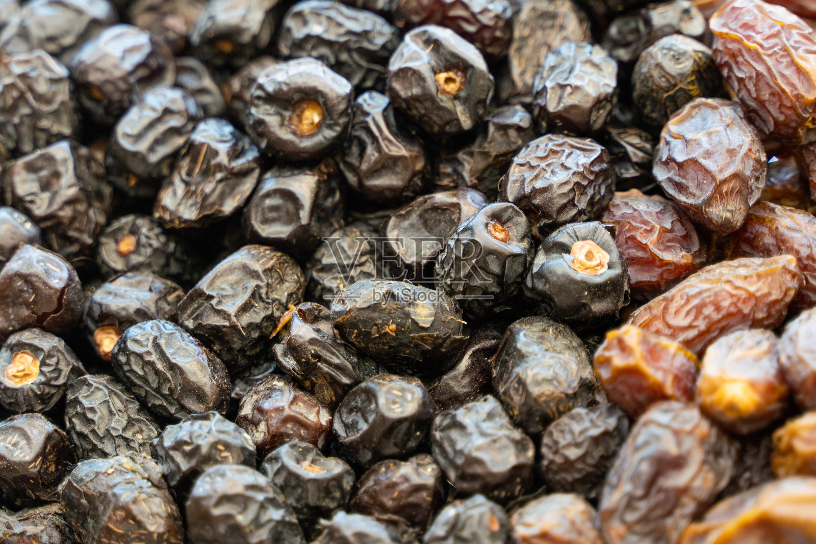 阿联酋迪拜市场里的无花果干照片摄影图片