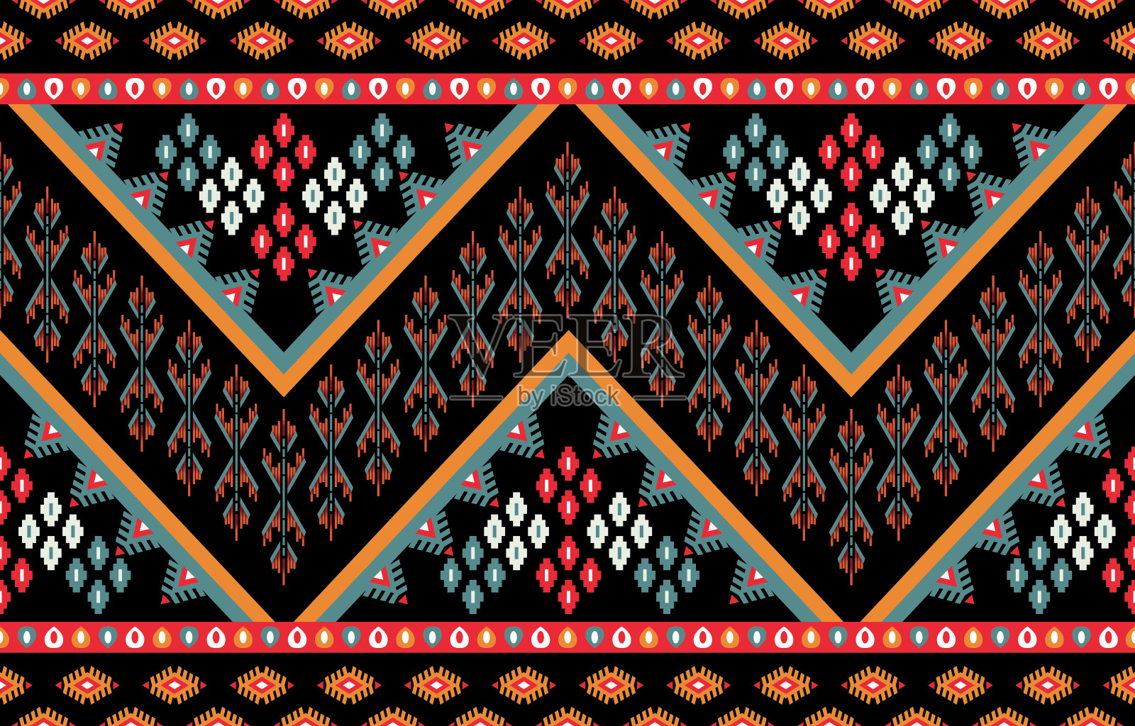 美丽的民族艺术插画图片素材