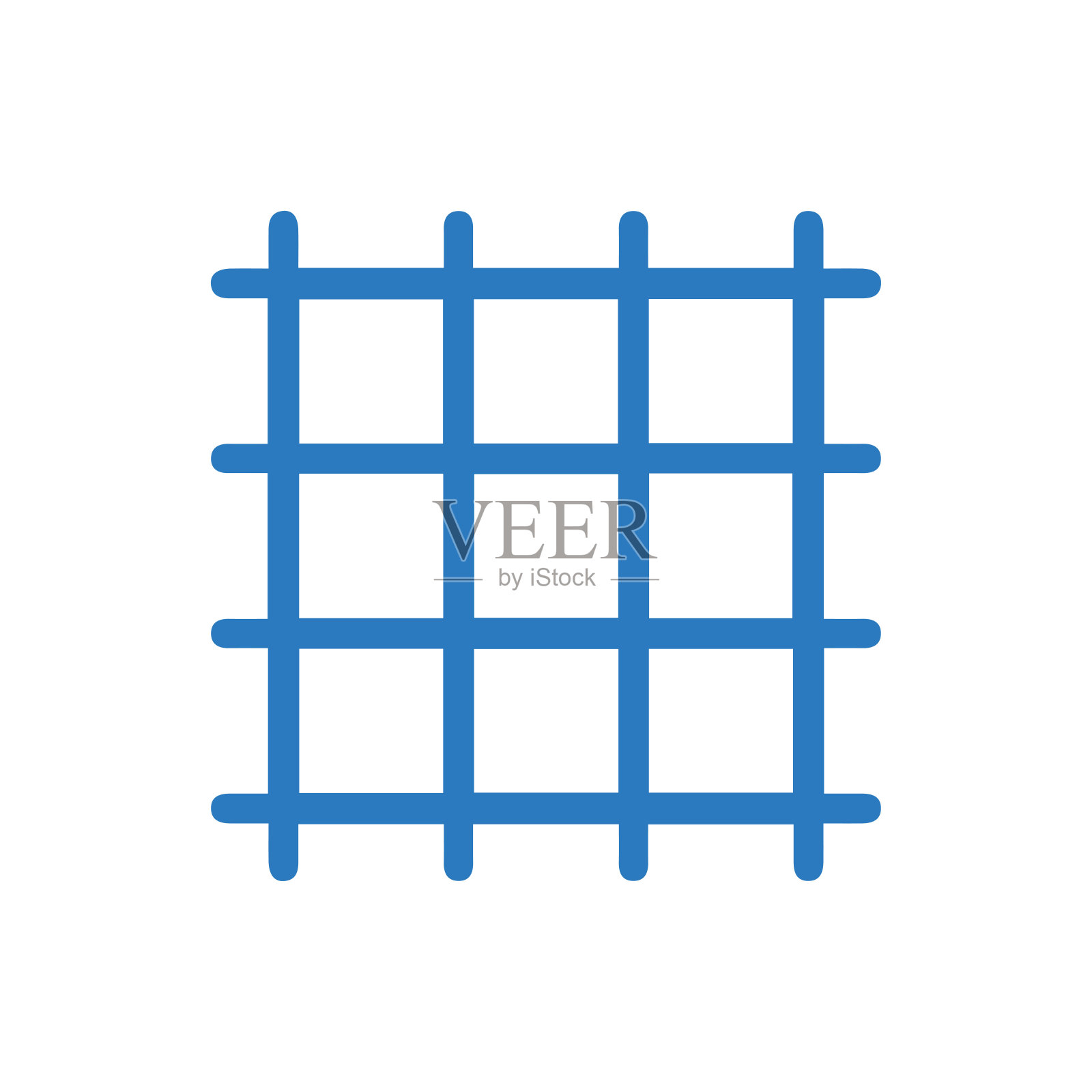 网格线或网格图标插画图片素材