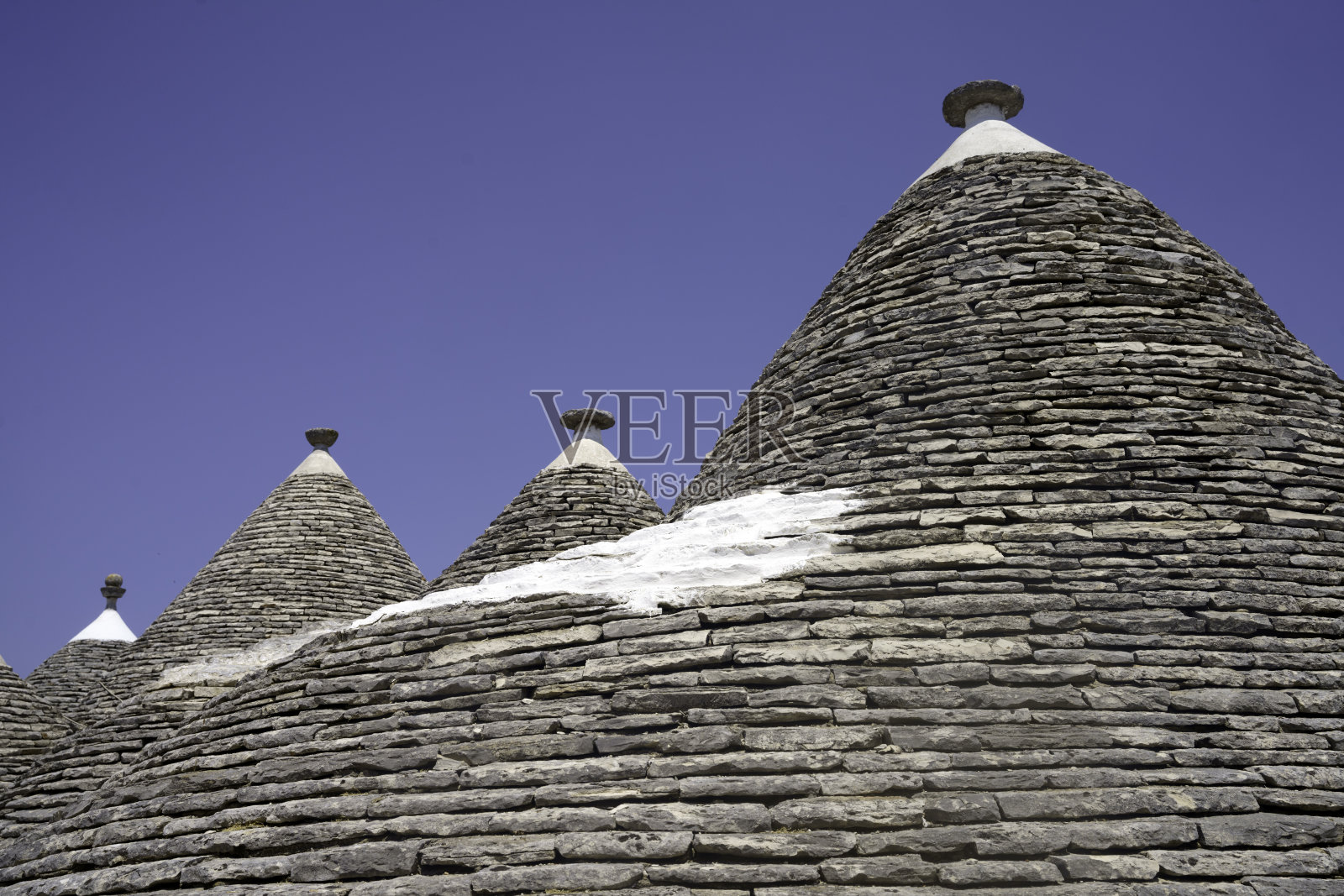 Alberobello和它著名的truli照片摄影图片