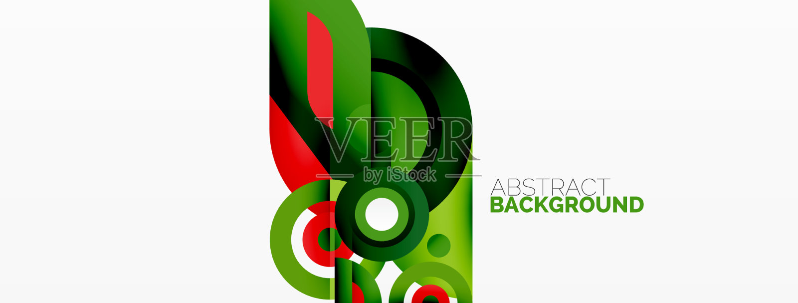 圆环和圆形几何抽象背景插画图片素材