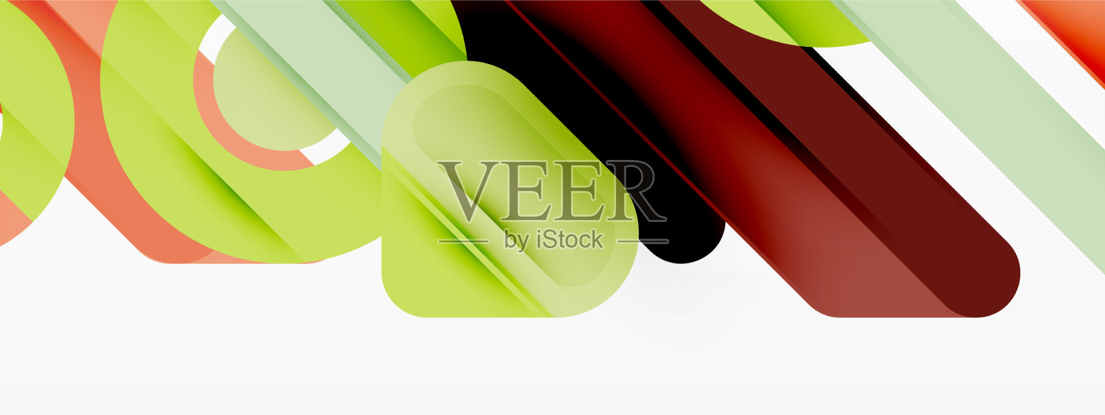 线条几何背景条纹和环插画图片素材