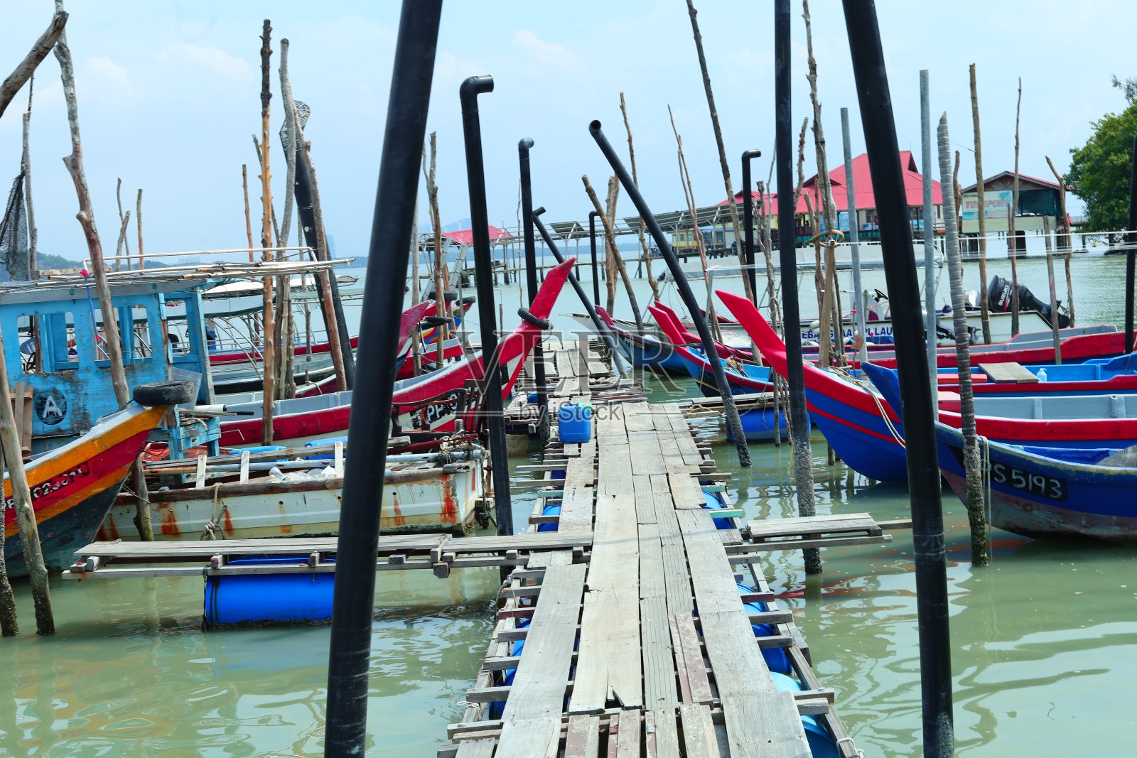 渔船舰队照片摄影图片