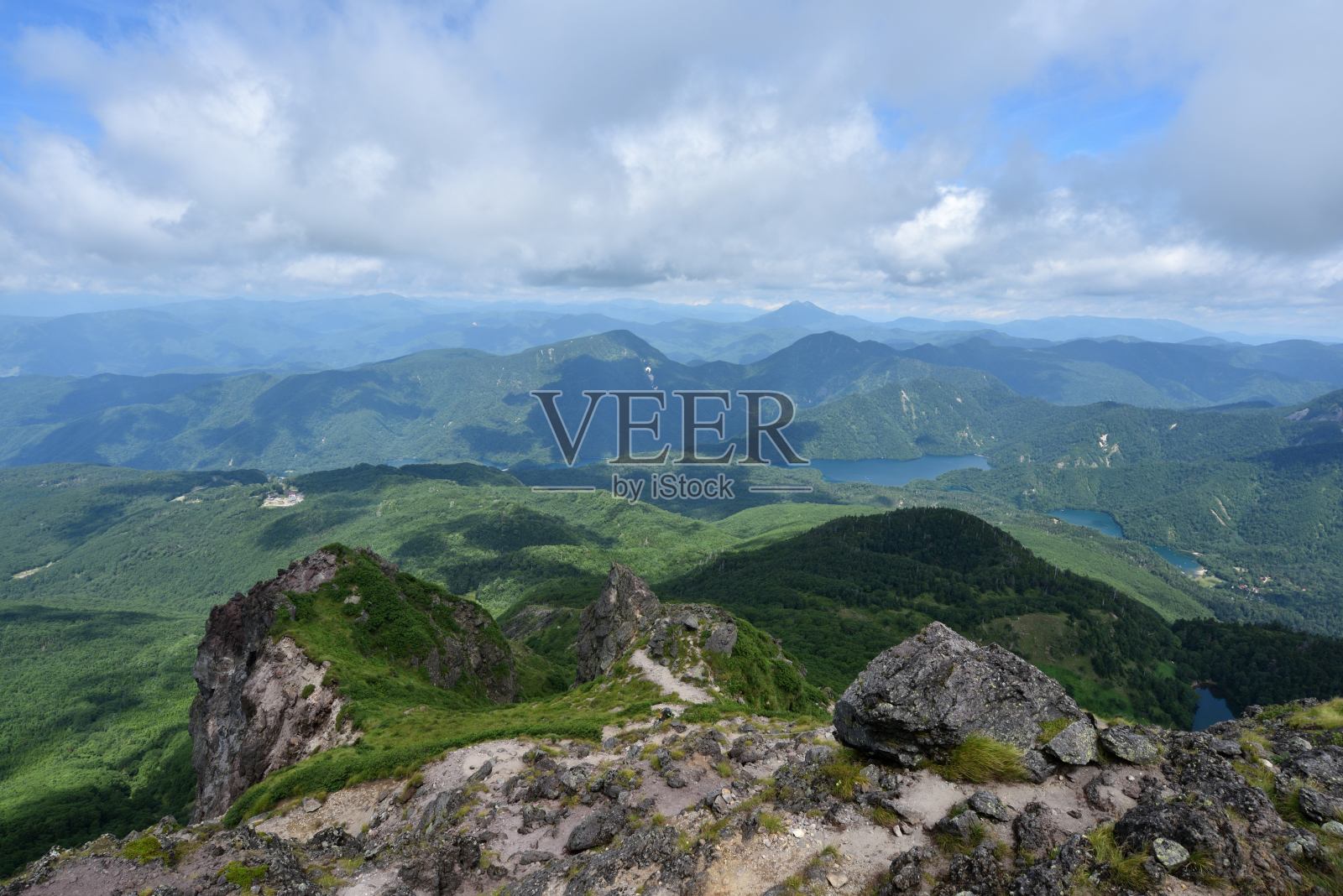 从丸沼到日本枥木县白连山照片摄影图片