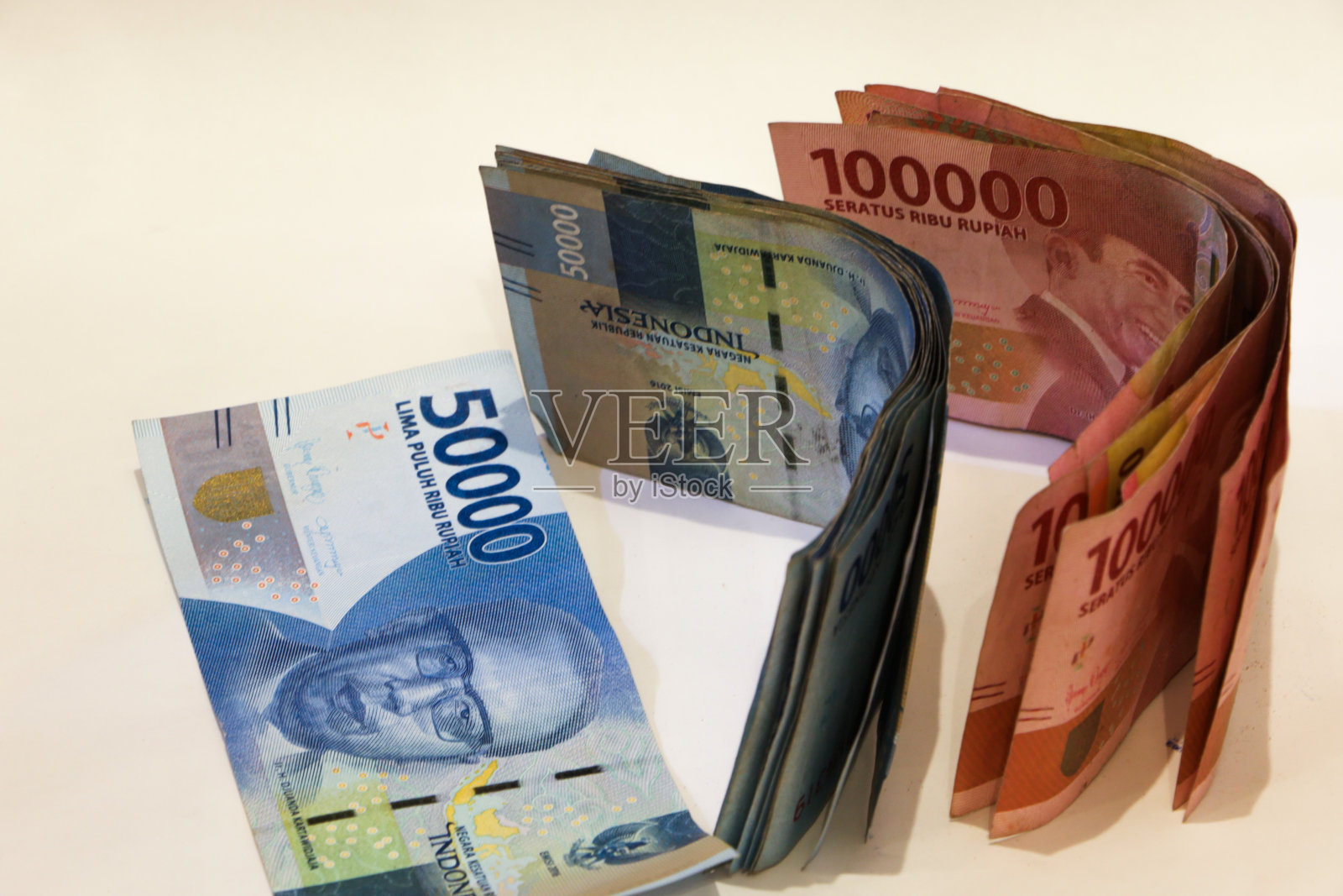 印尼卢比钞票照片摄影图片