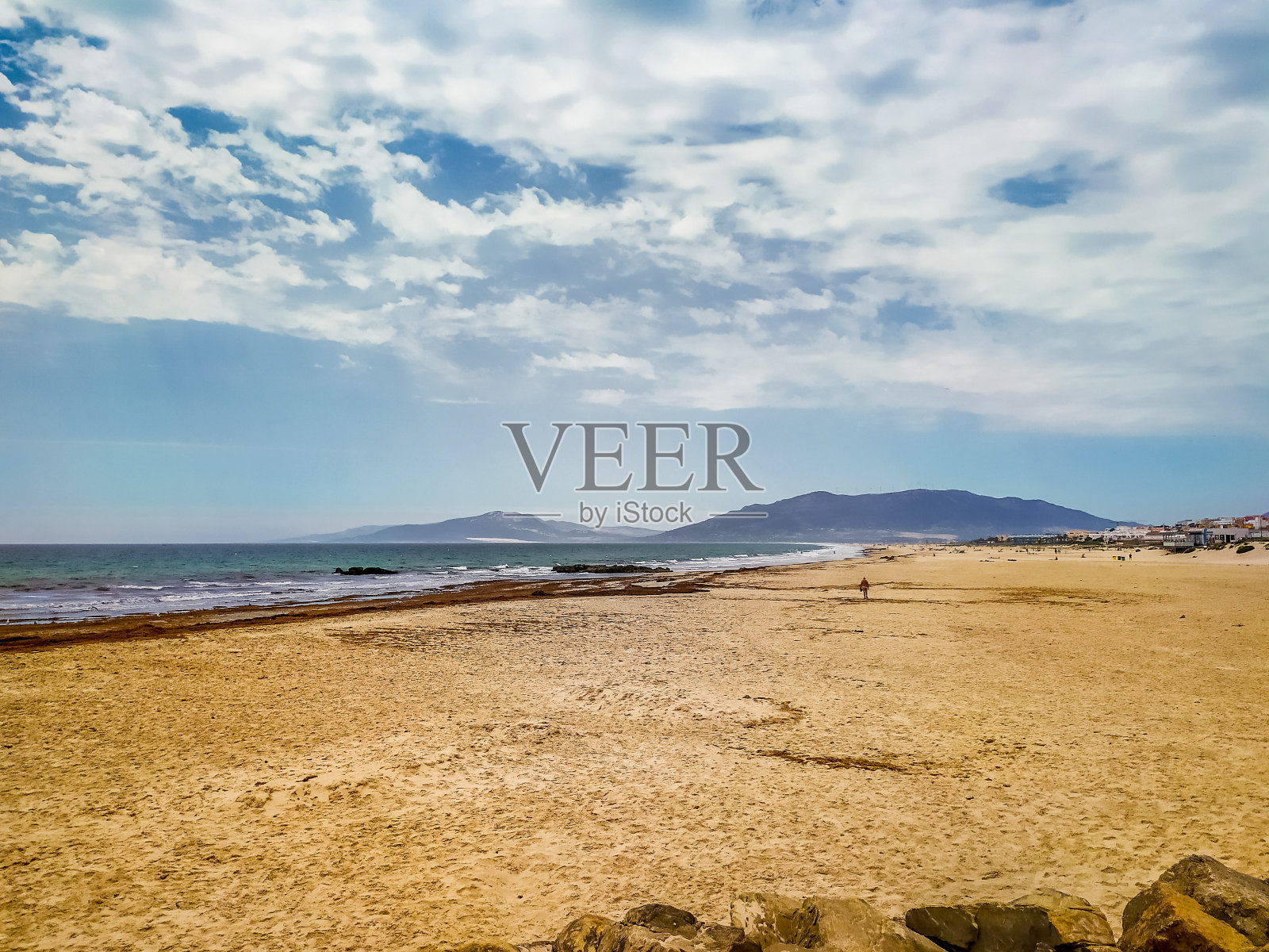 西班牙的海洋和沙滩照片摄影图片