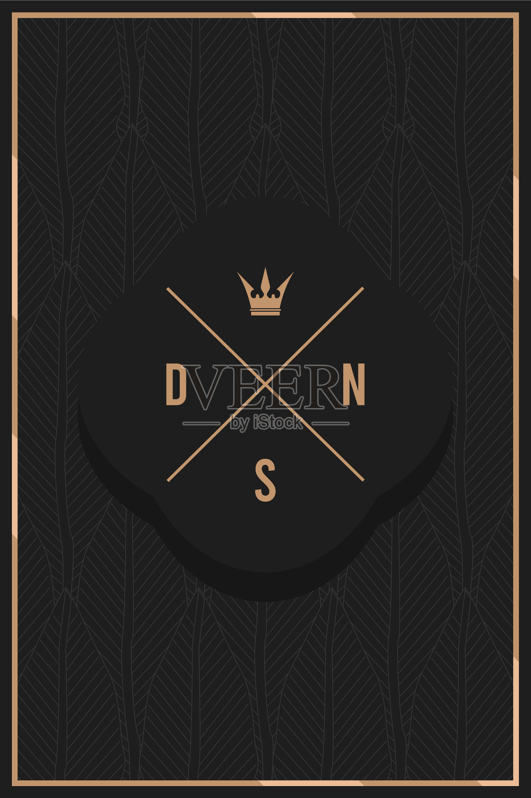 优雅的海报设计插画图片素材