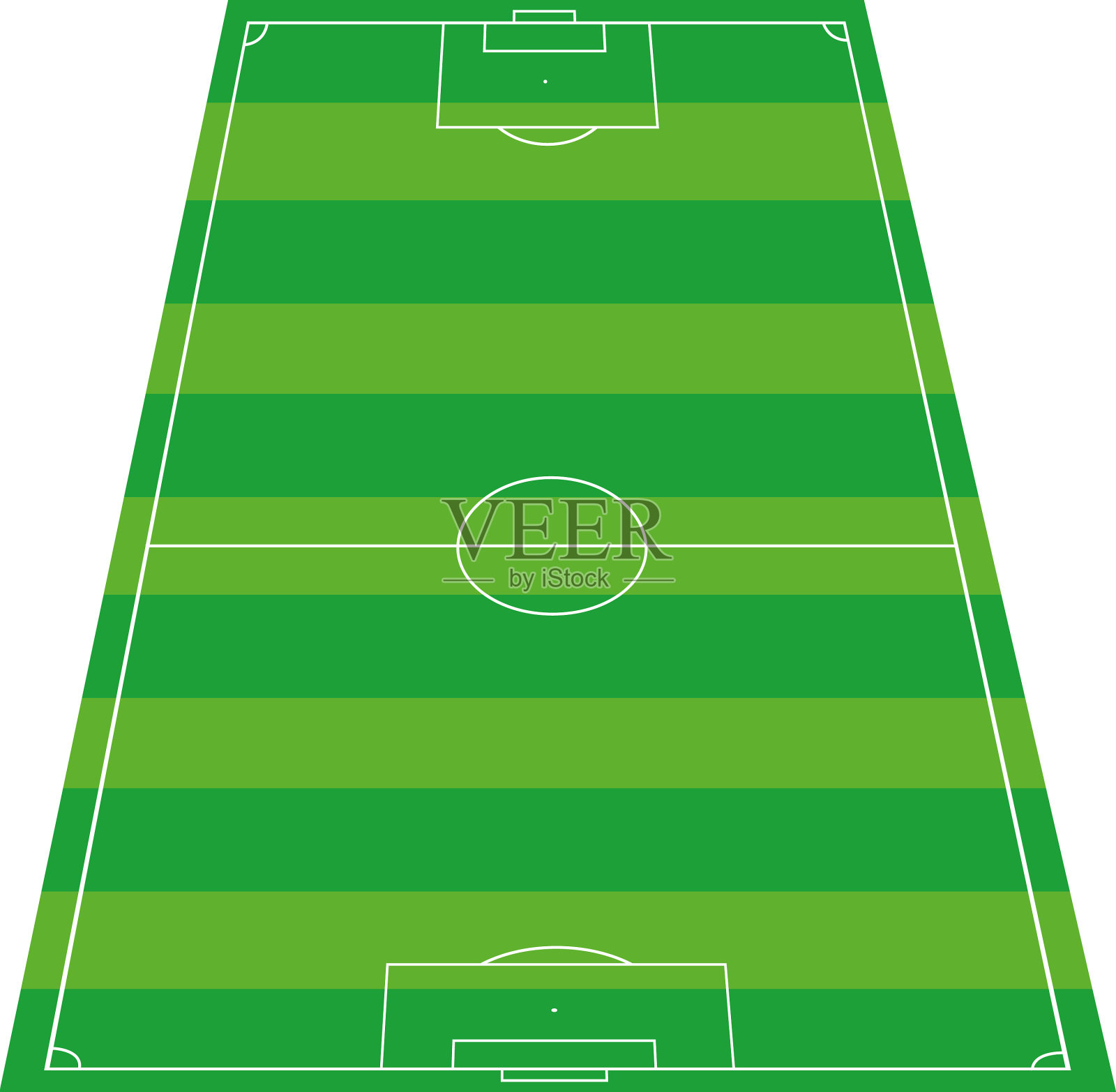 足球场平面图标设计元素图片