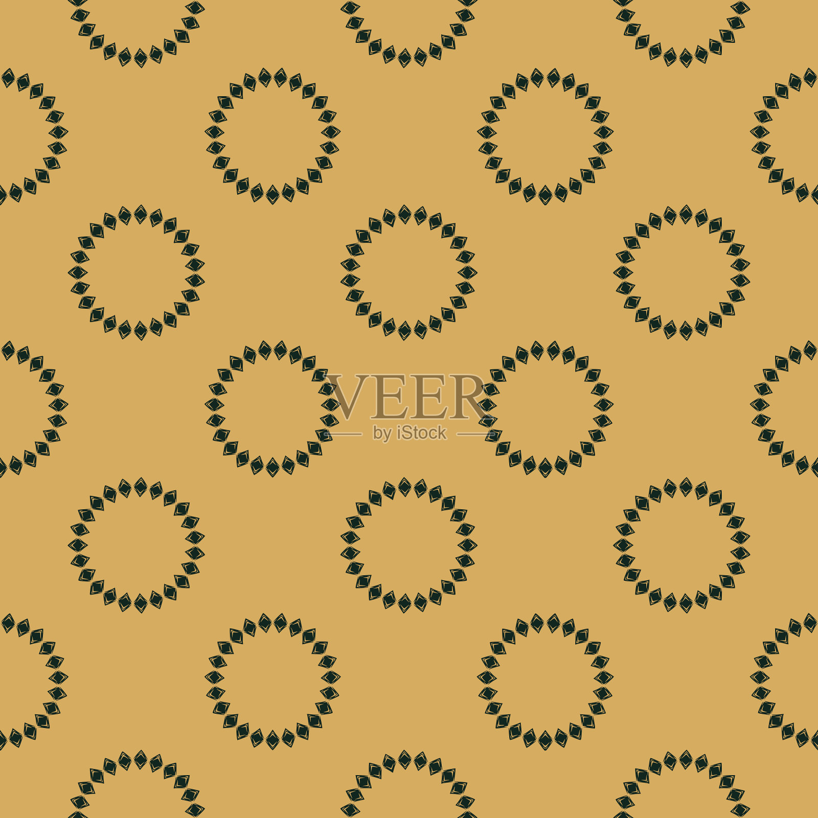 伊斯兰几何模式。伊斯兰装饰模式插画图片素材