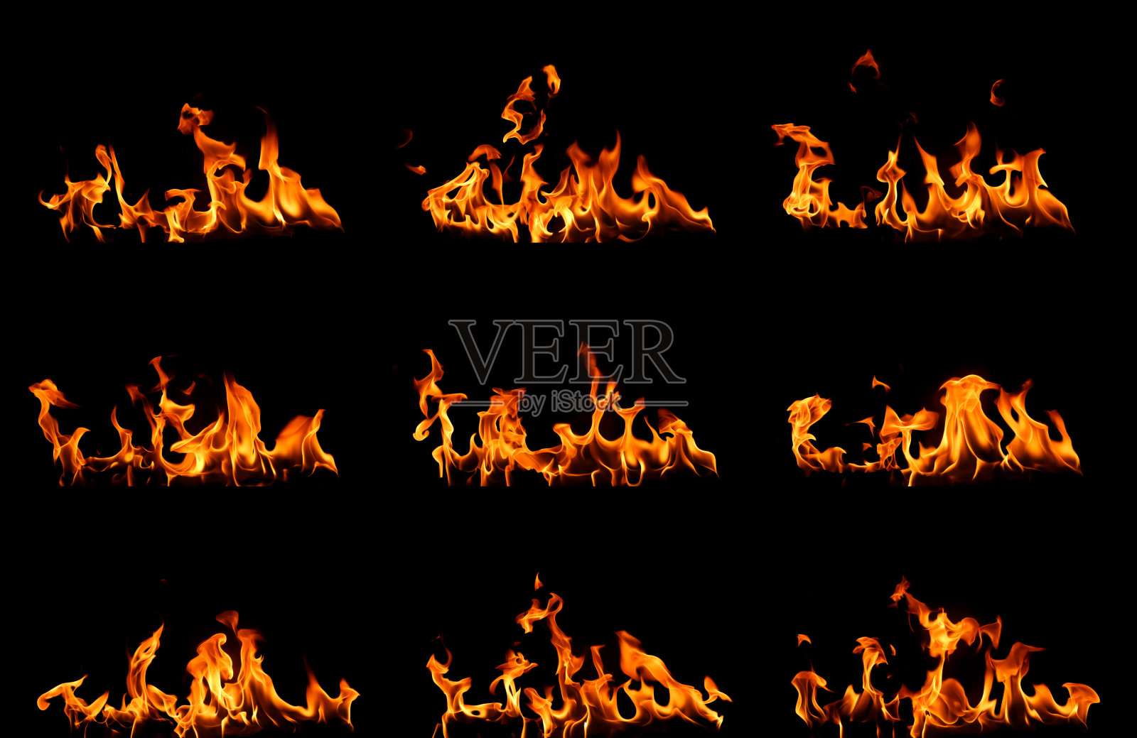 燃烧燃料的篝火从火中产生的热能照片摄影图片