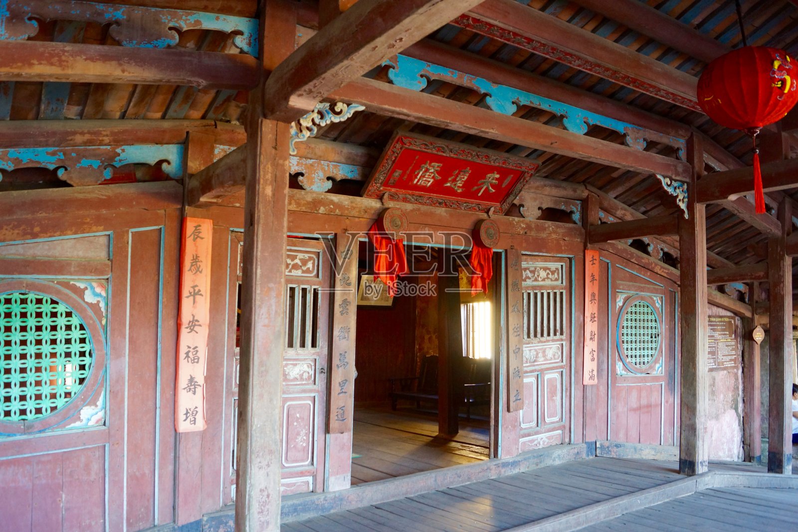 会安，日本人在越南盖的桥照片摄影图片