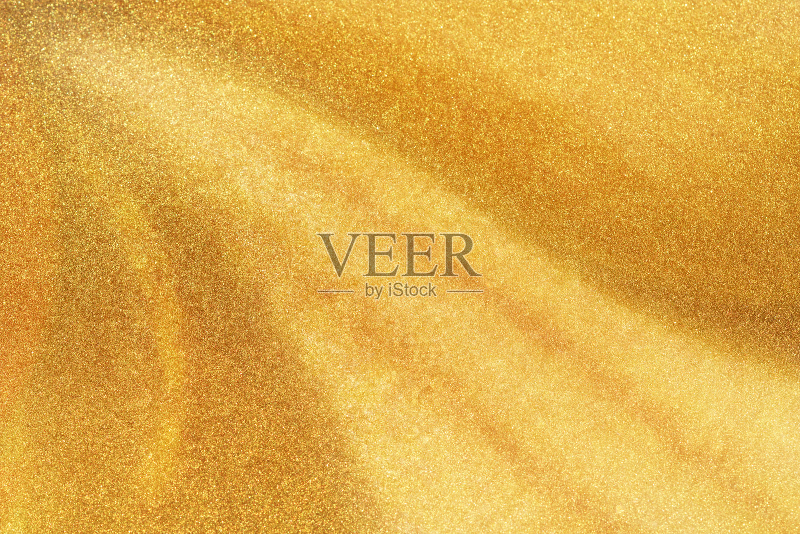 阳光背景桔黄色叶状花图案金色条纹照片摄影图片