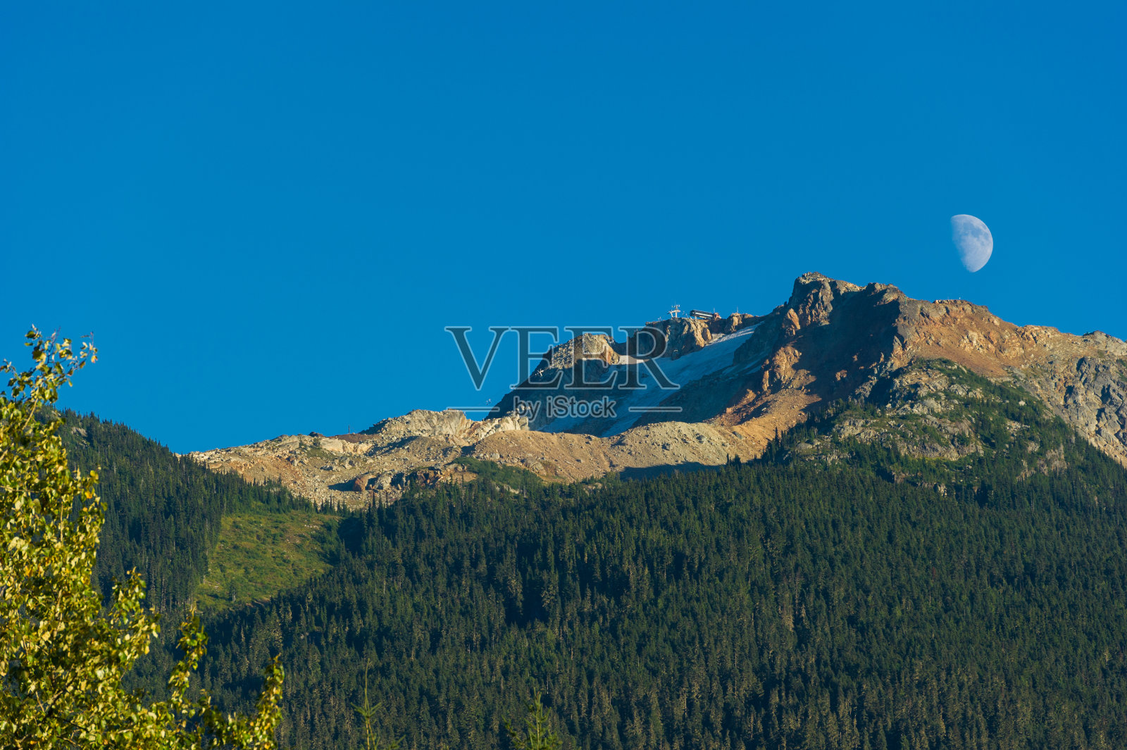惠斯勒山顶峰照片摄影图片