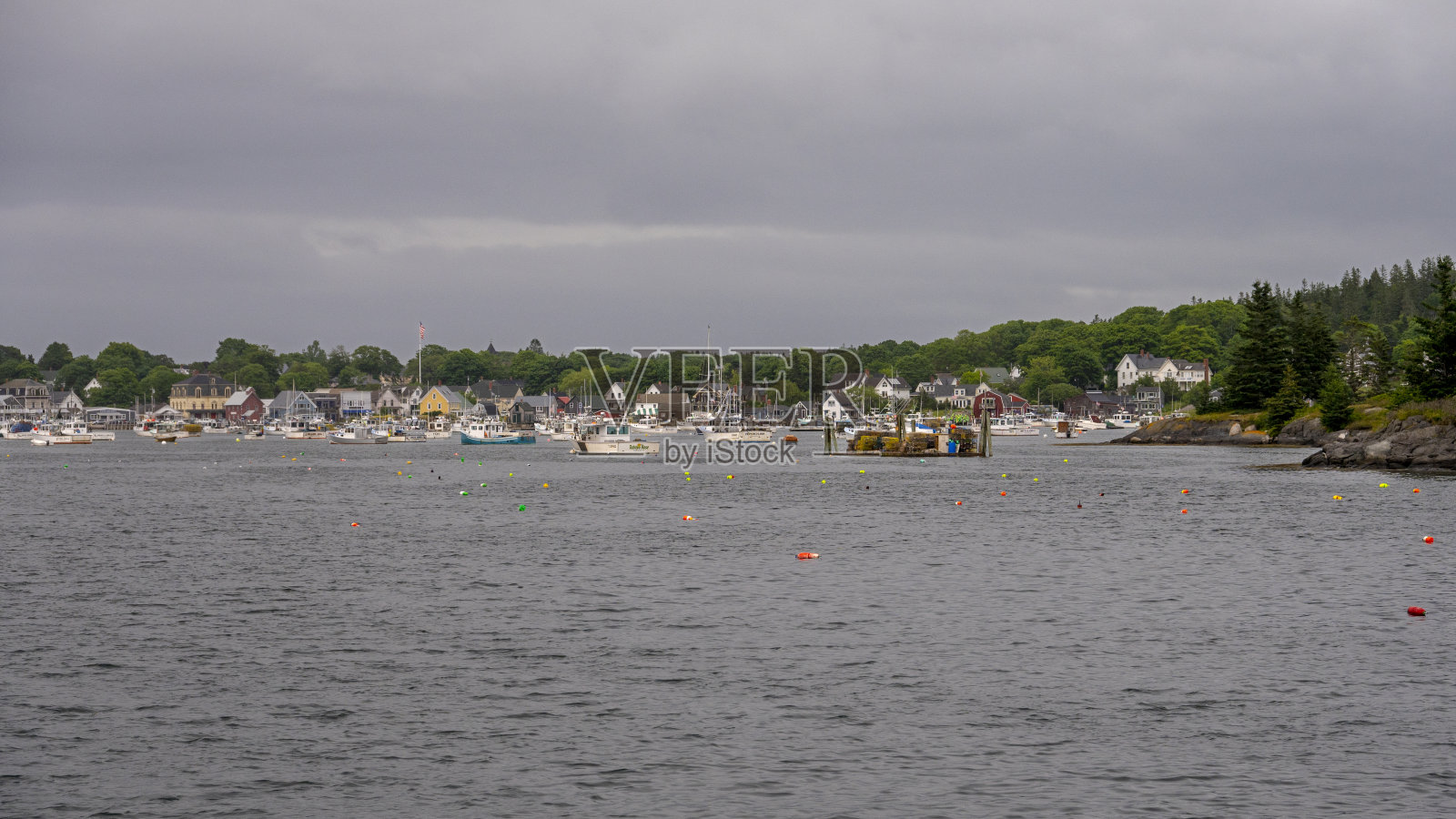 卡弗斯港，维纳尔海文，缅因州照片摄影图片