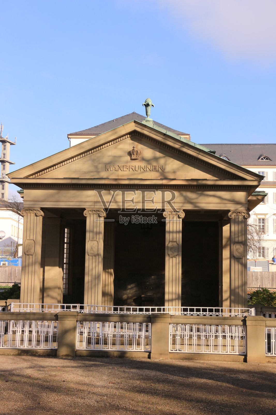 巴伐利亚州巴特吉辛根秋日阳光明媚照片摄影图片